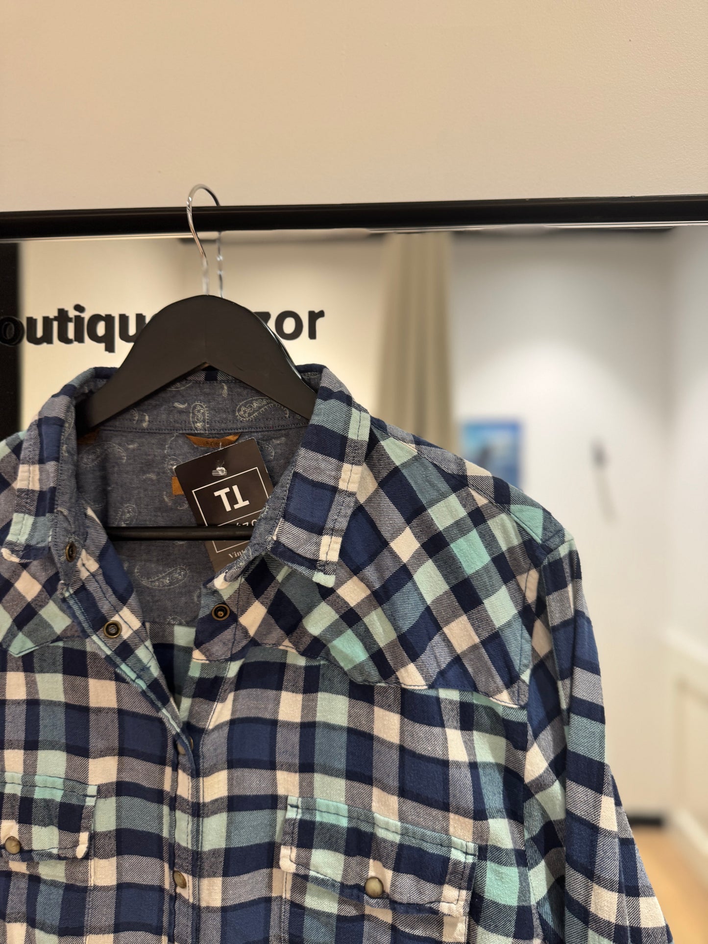 Chemise à carreaux XL