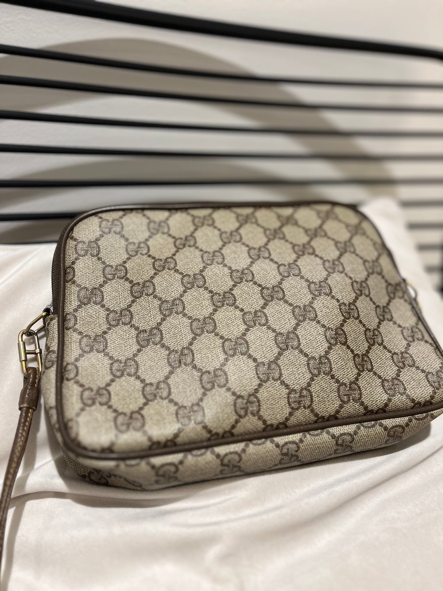 Sac bandoulière Gucci vintage monogrammé