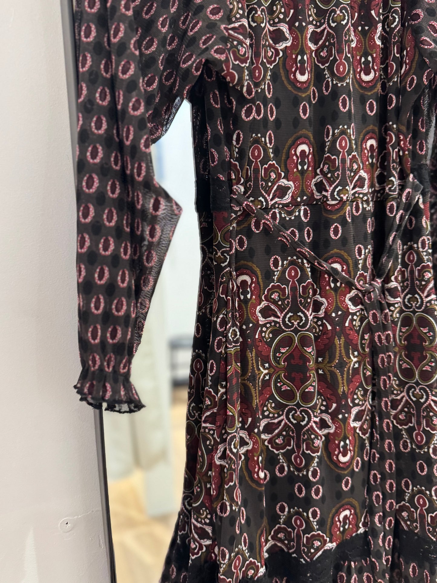 Robe courte à motifs S