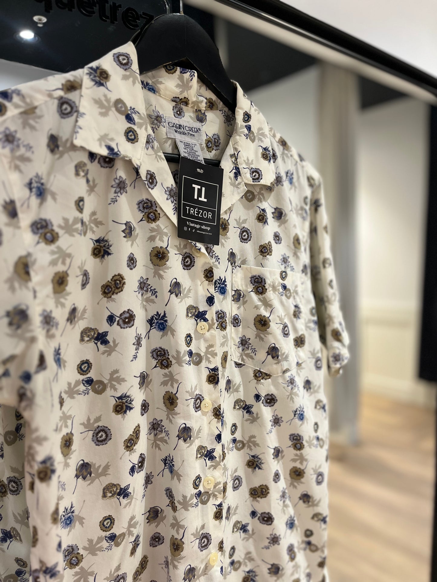 Chemise à fleurs S/M