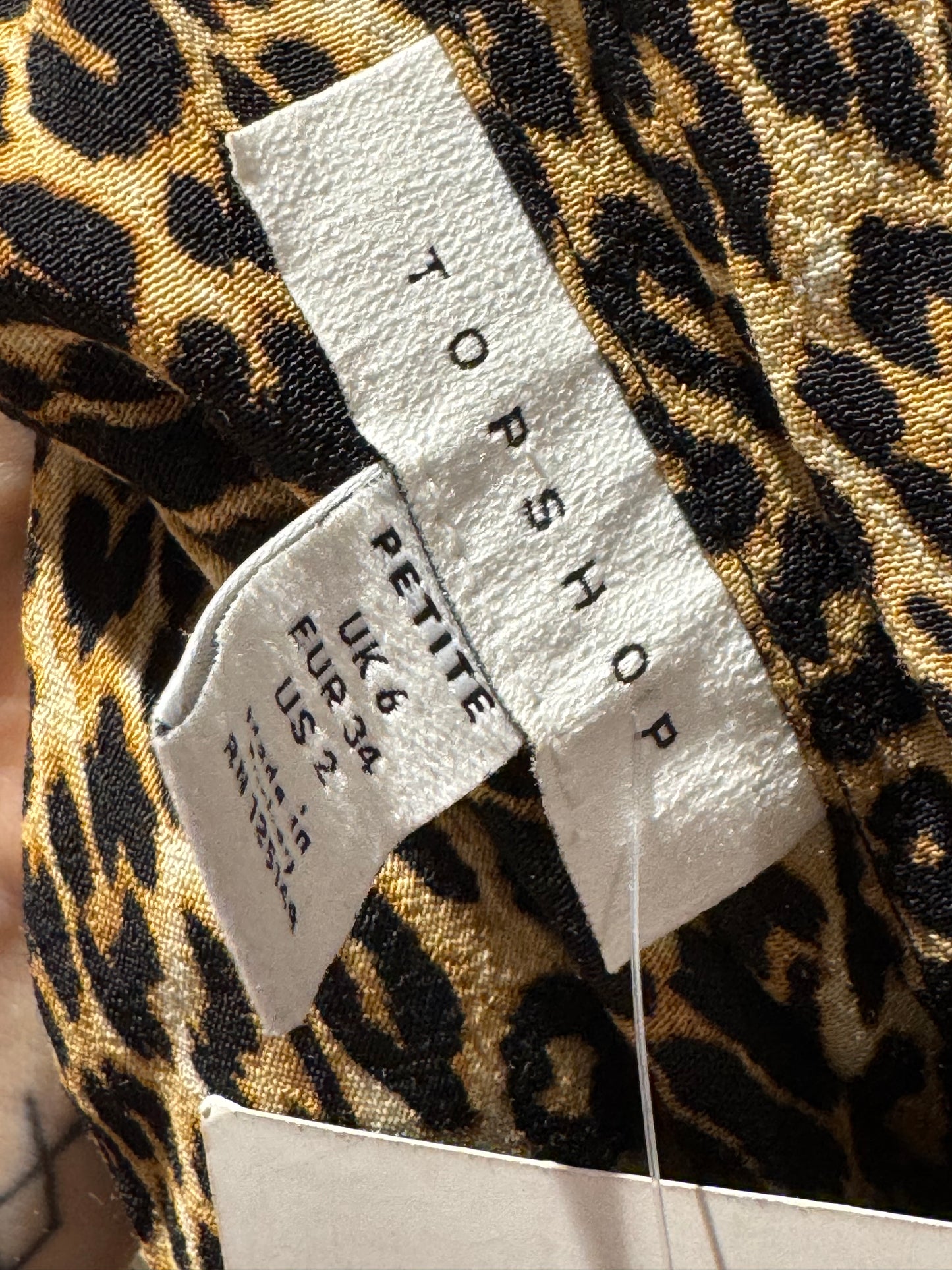 Blouse léopard Topshop XS