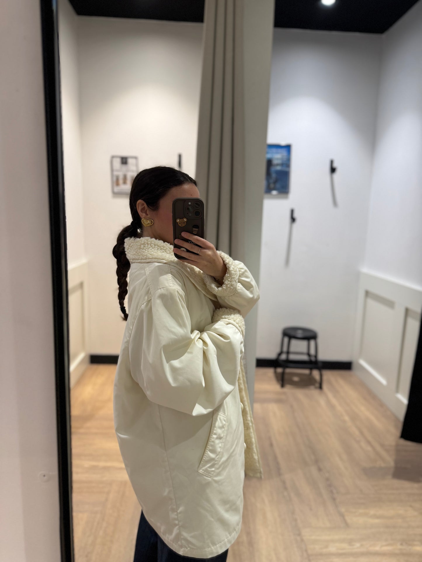 Manteau crème vintage M/L