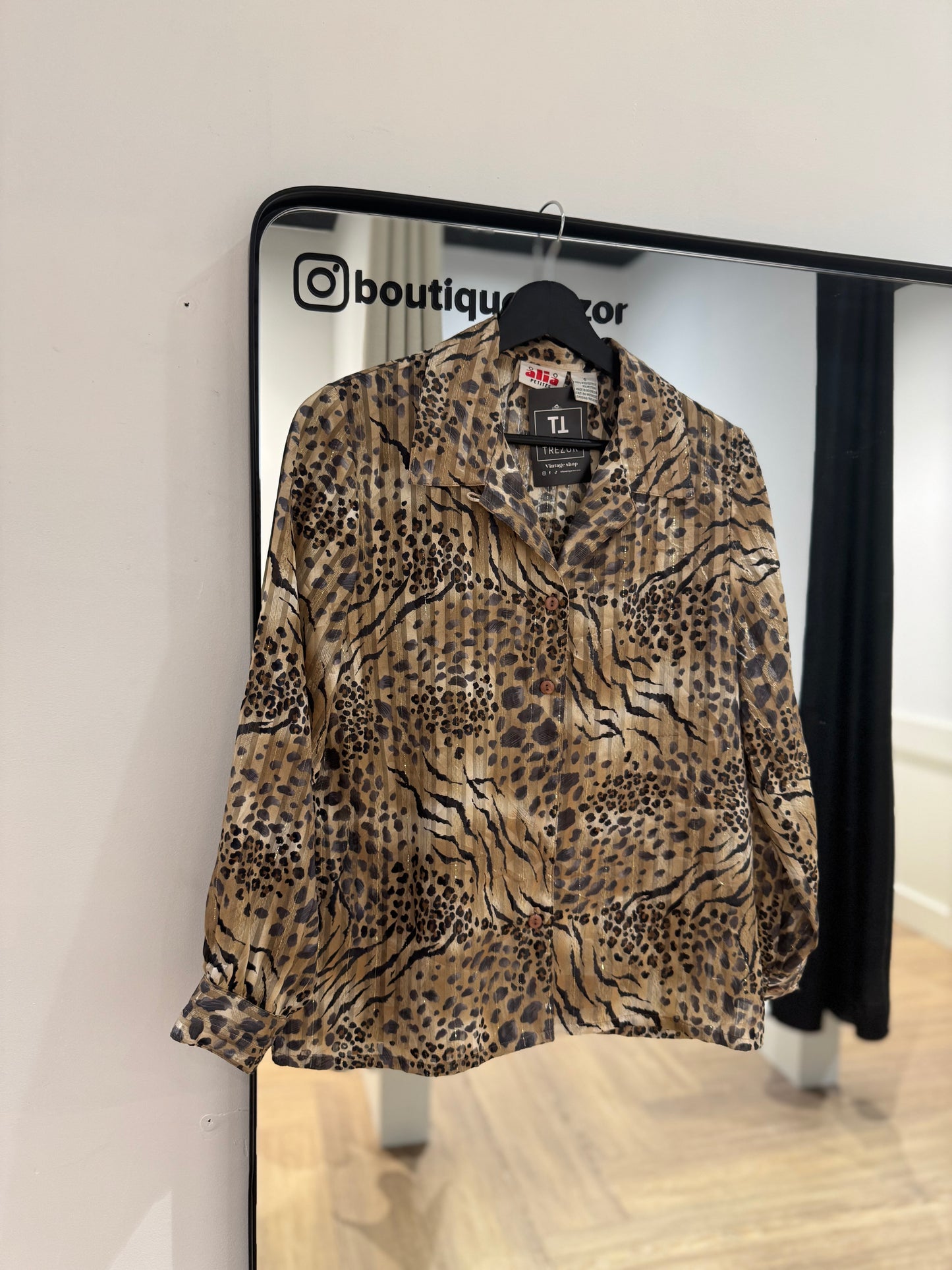 Blouse à motifs animaliers S