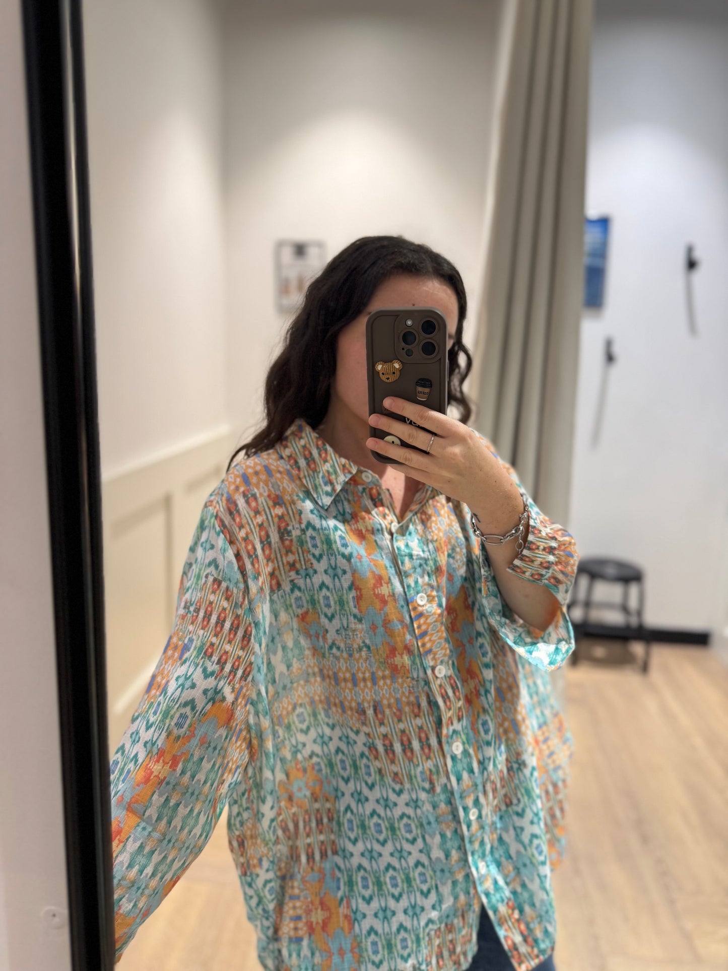 Chemise à motifs XL