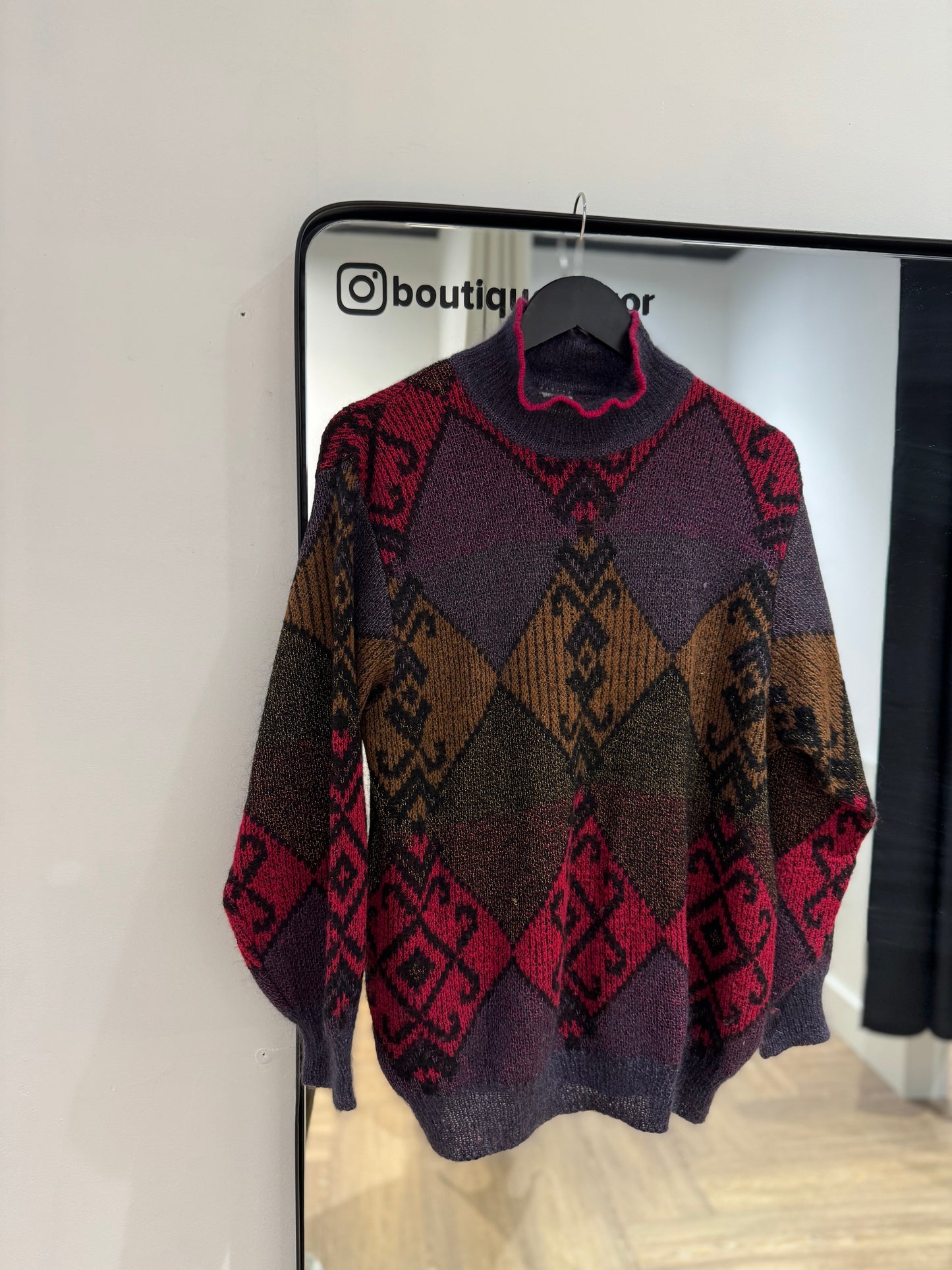Pull d’hiver vintage L