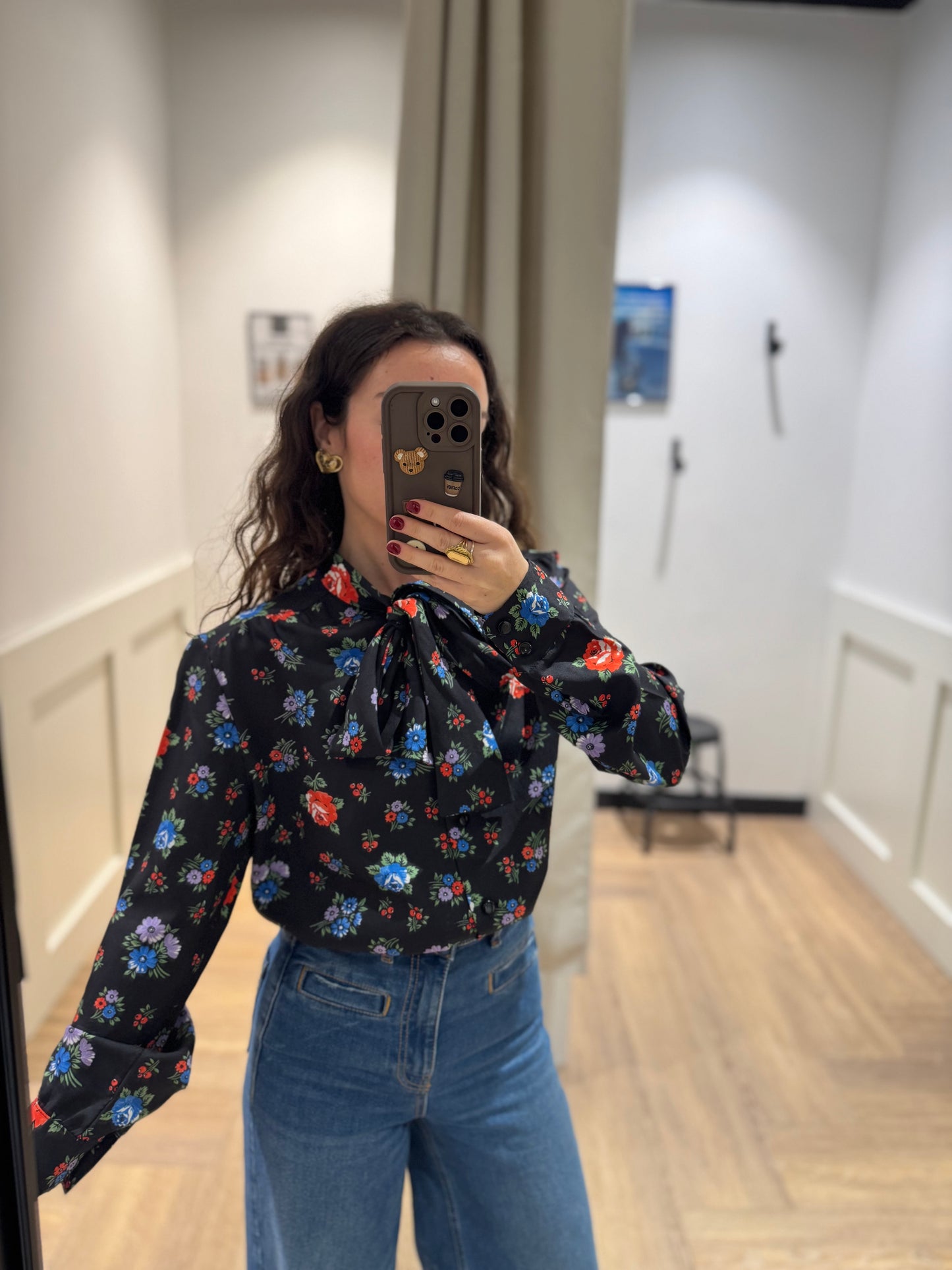 Blouse à fleurs M