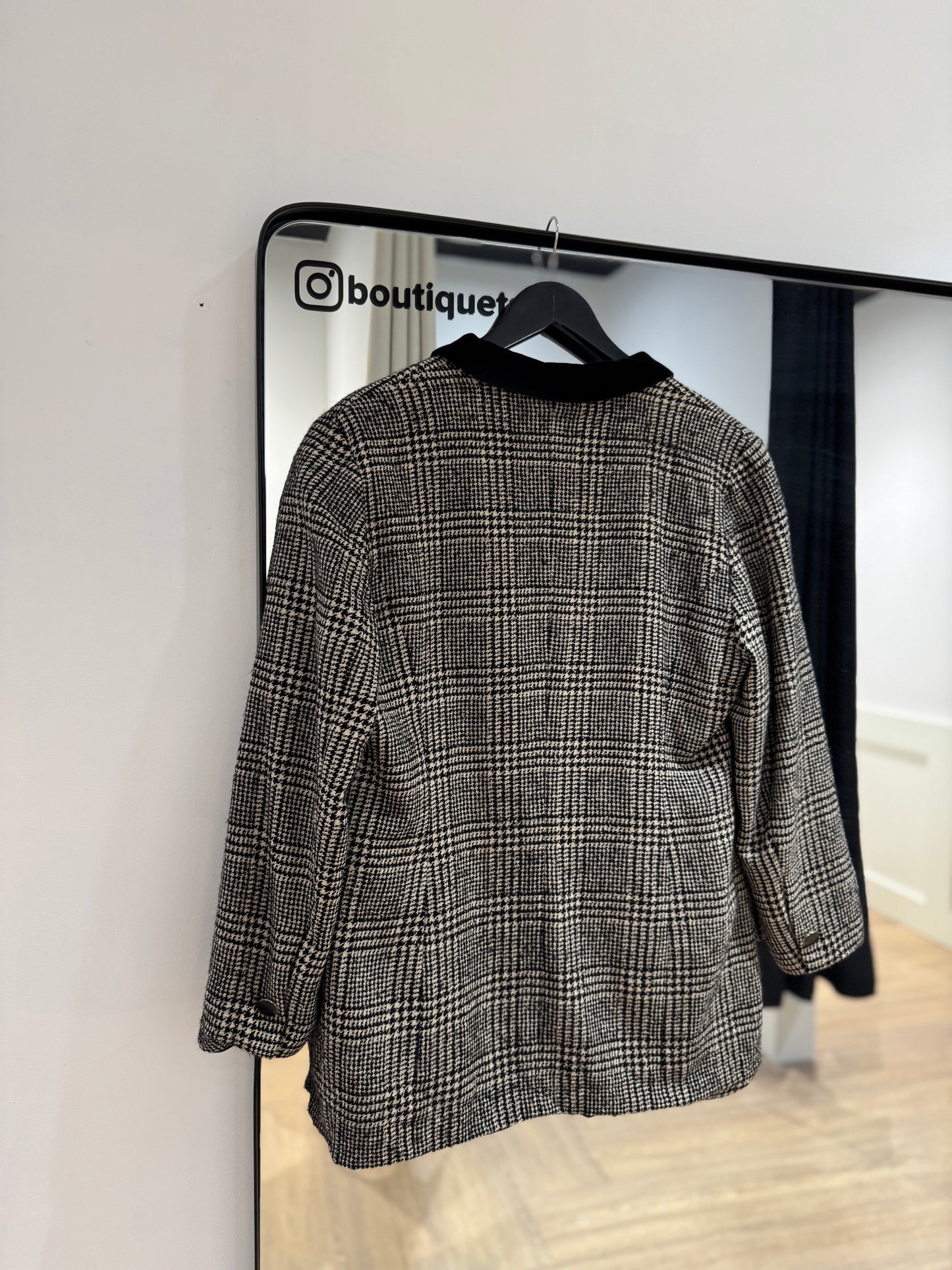 Blazer à carreaux M/L