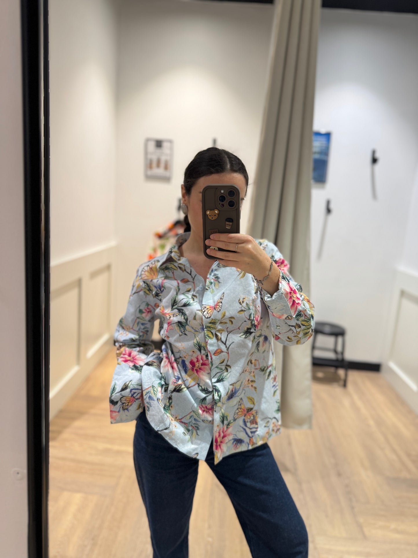 Chemise à fleurs XS/S