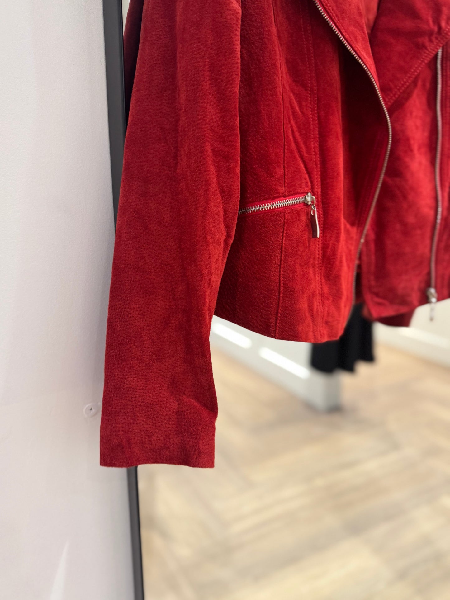 Veste en croûte de cuir L