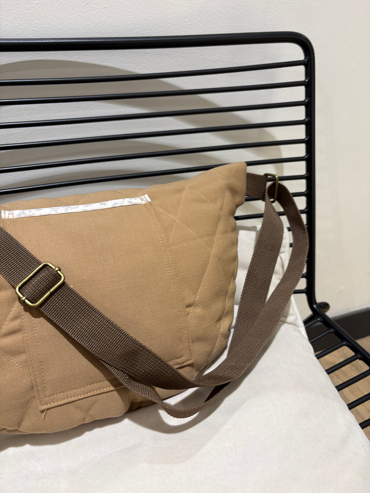 Sac banane fait main grand format