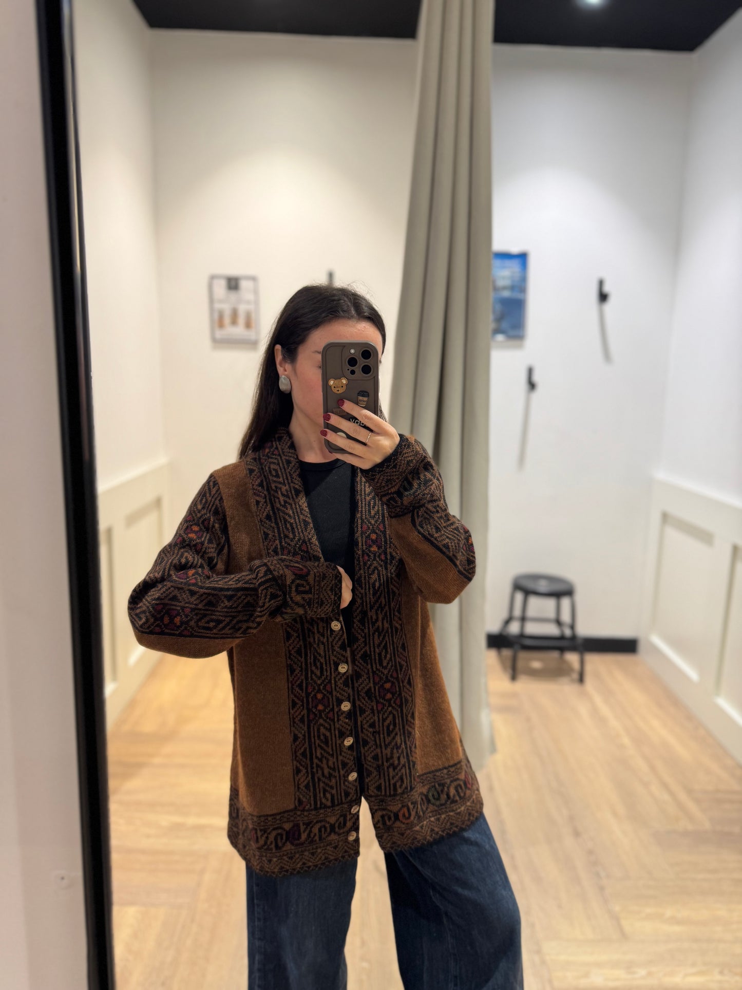 Cardigan en laine alpaga L