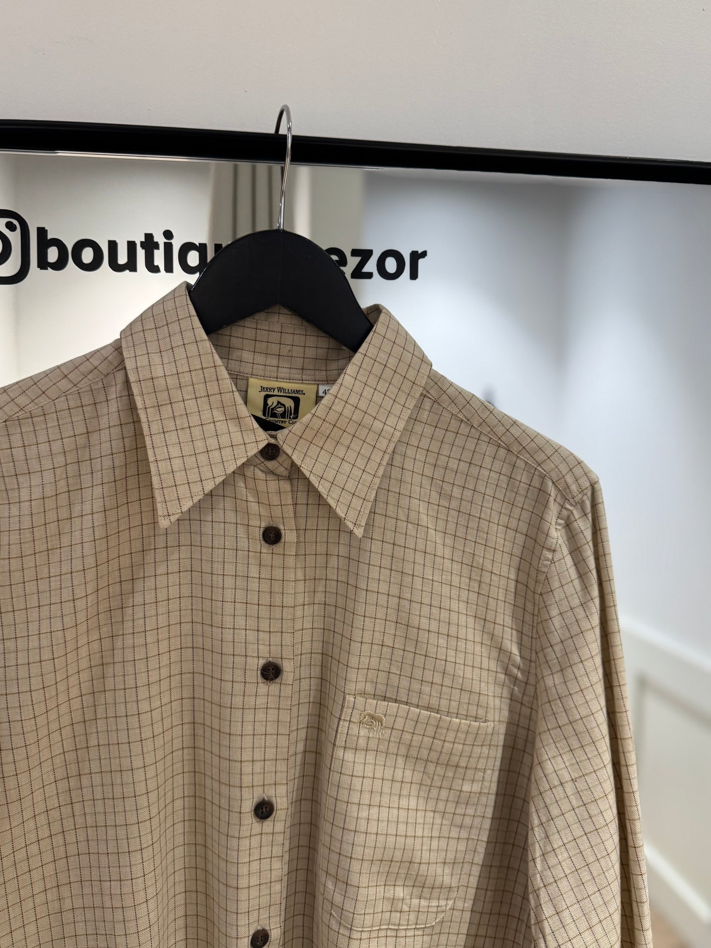 Chemise à carreaux L