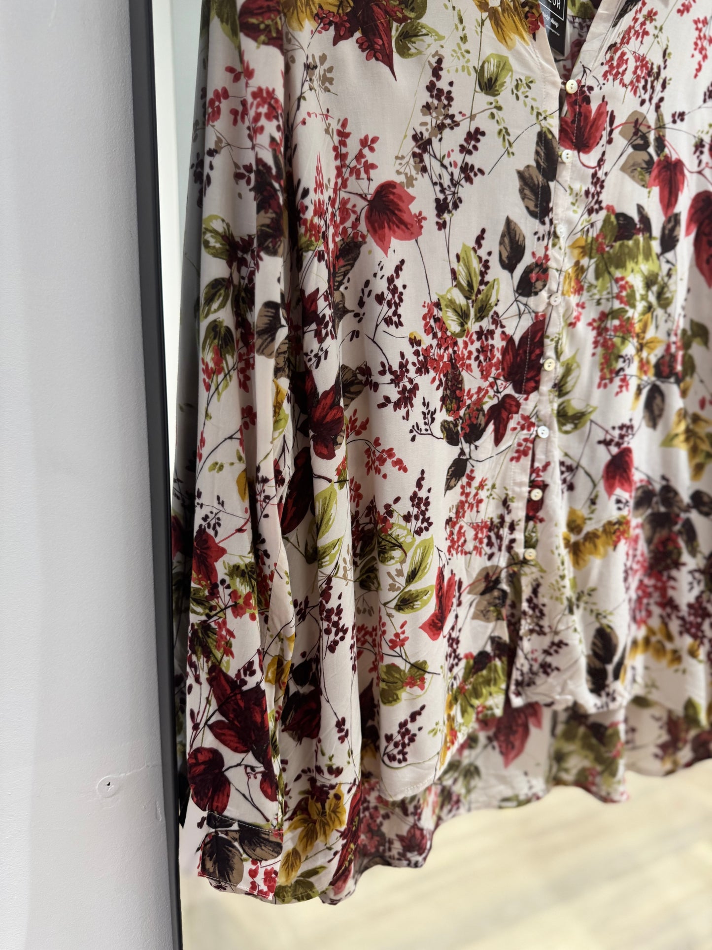 Blouse fluide à motifs M