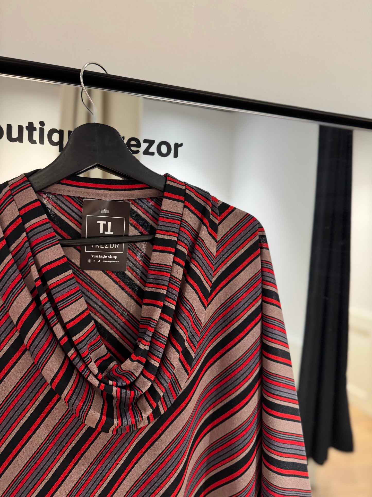 Blouse à rayures XL