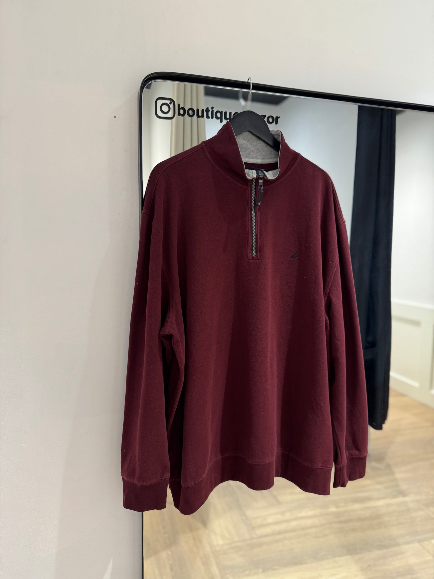 Sweat Nautica bordeaux XXXL