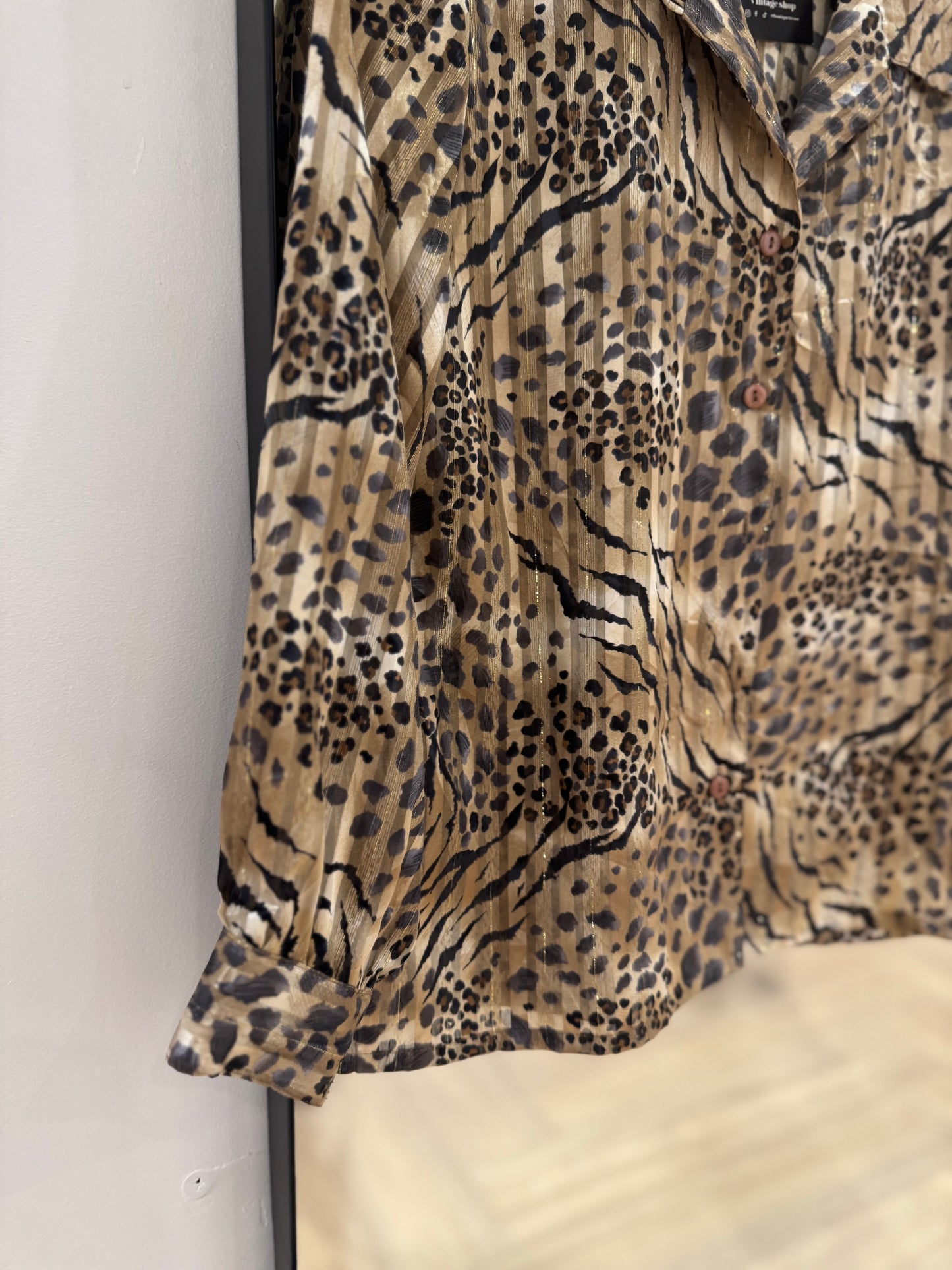 Blouse à motifs animaliers S