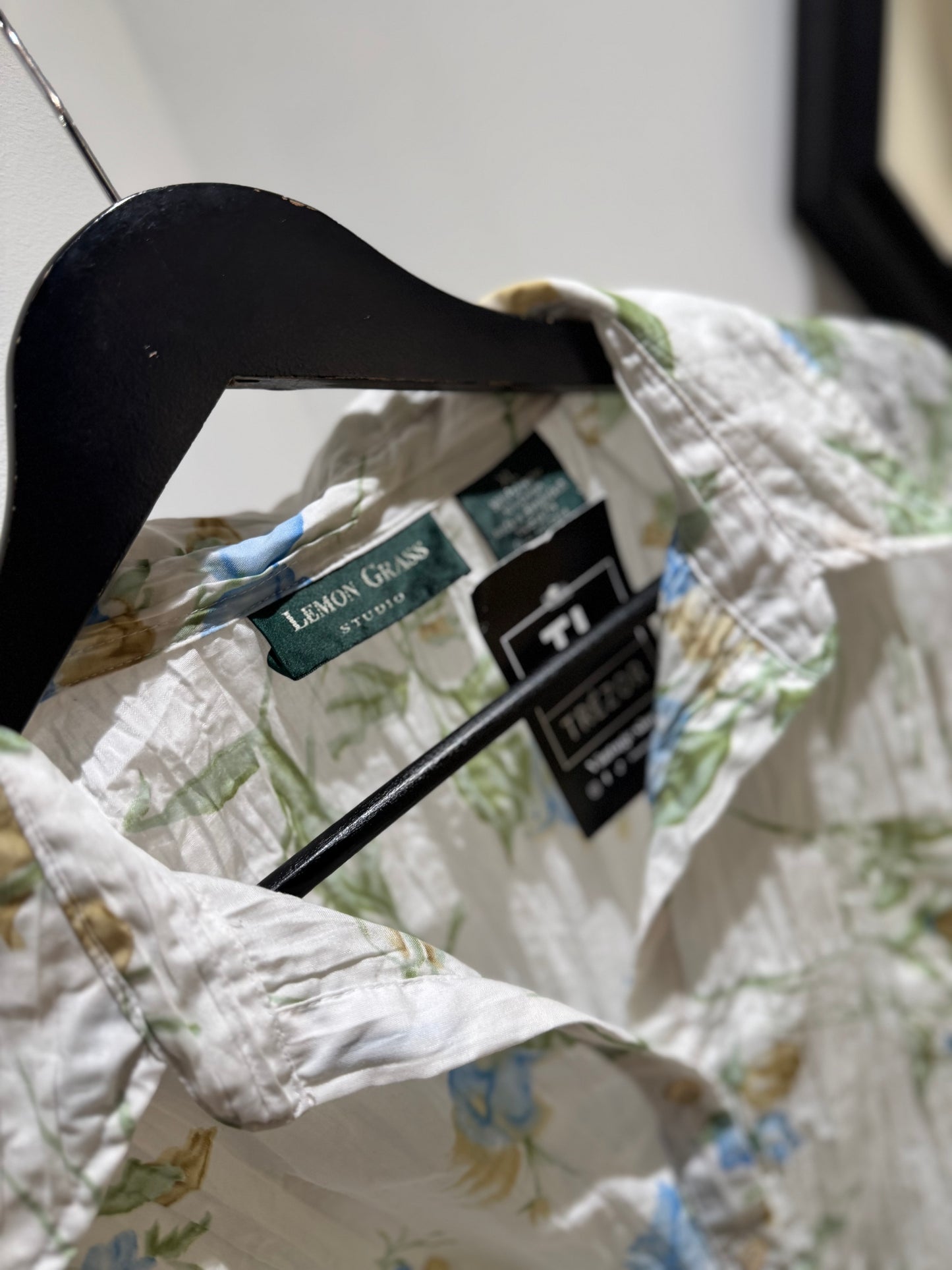 Chemise à fleurs XL