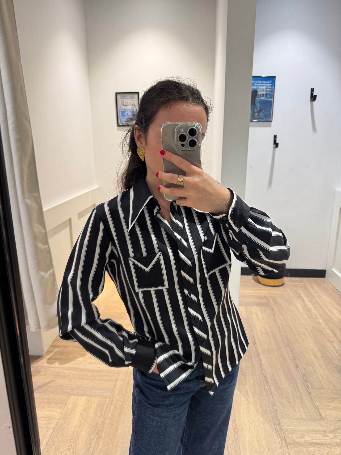 Blouse à rayures XS