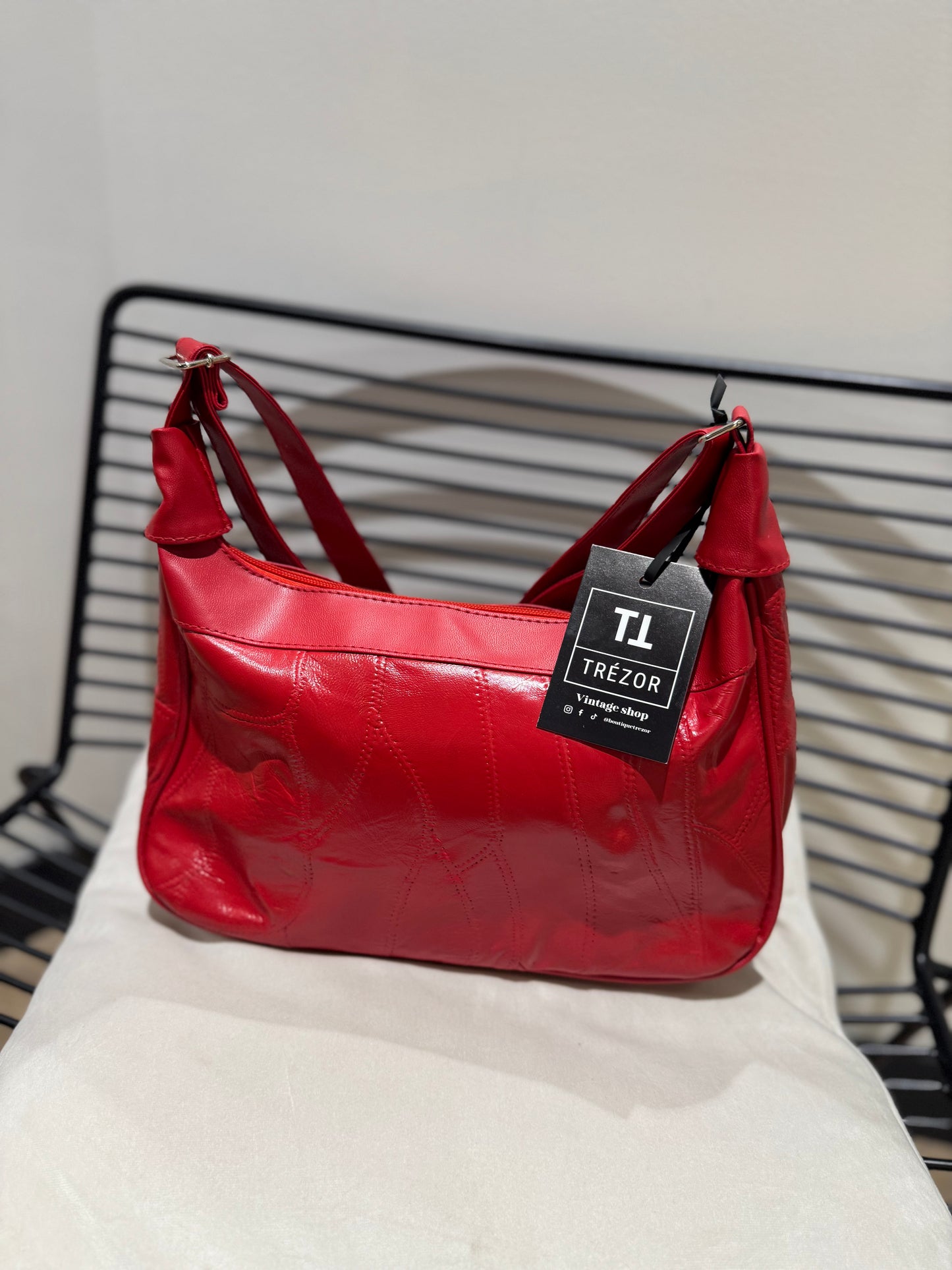 Sac vintage rouge