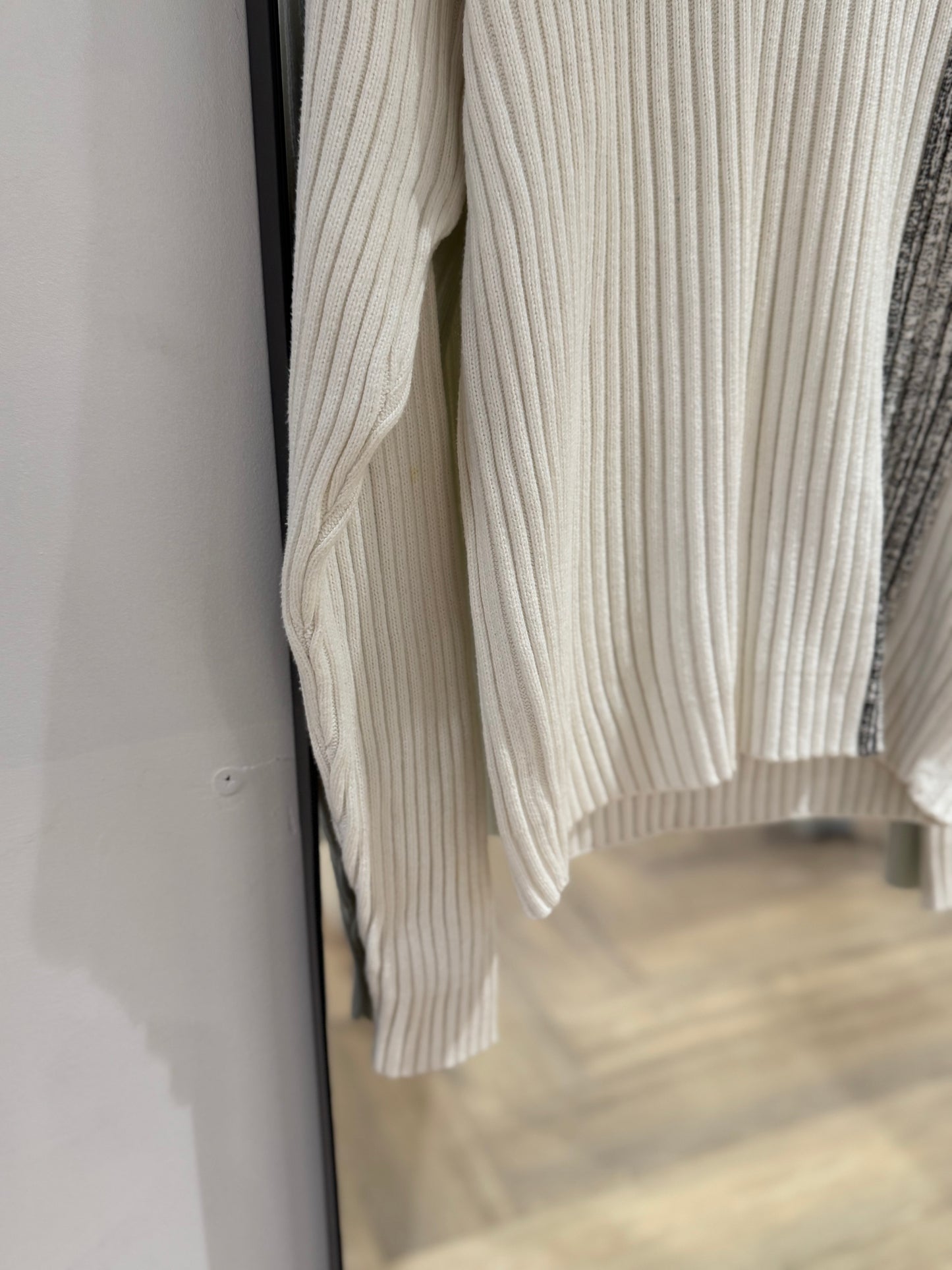 Pull vintage blanc L