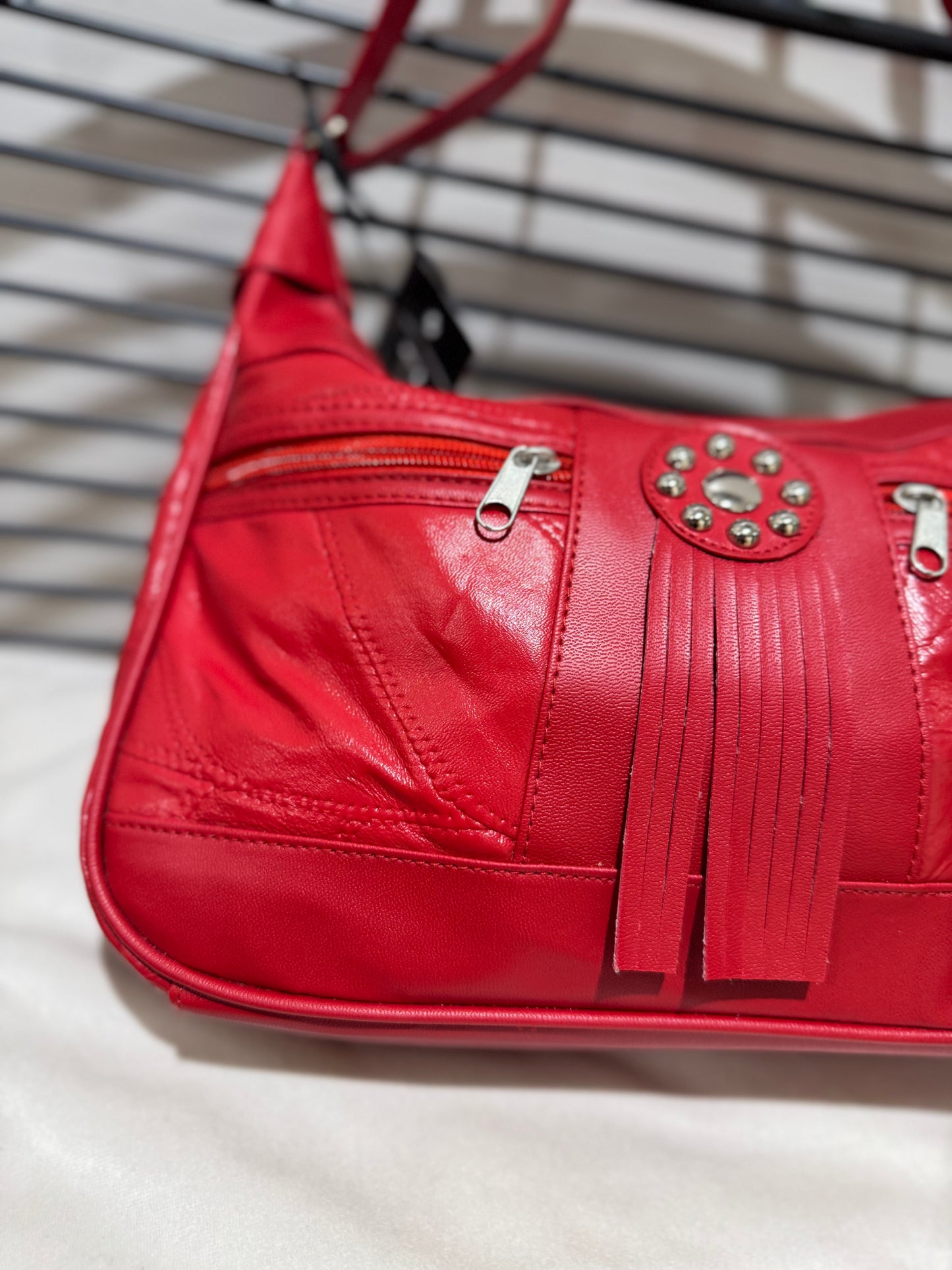 Sac vintage rouge