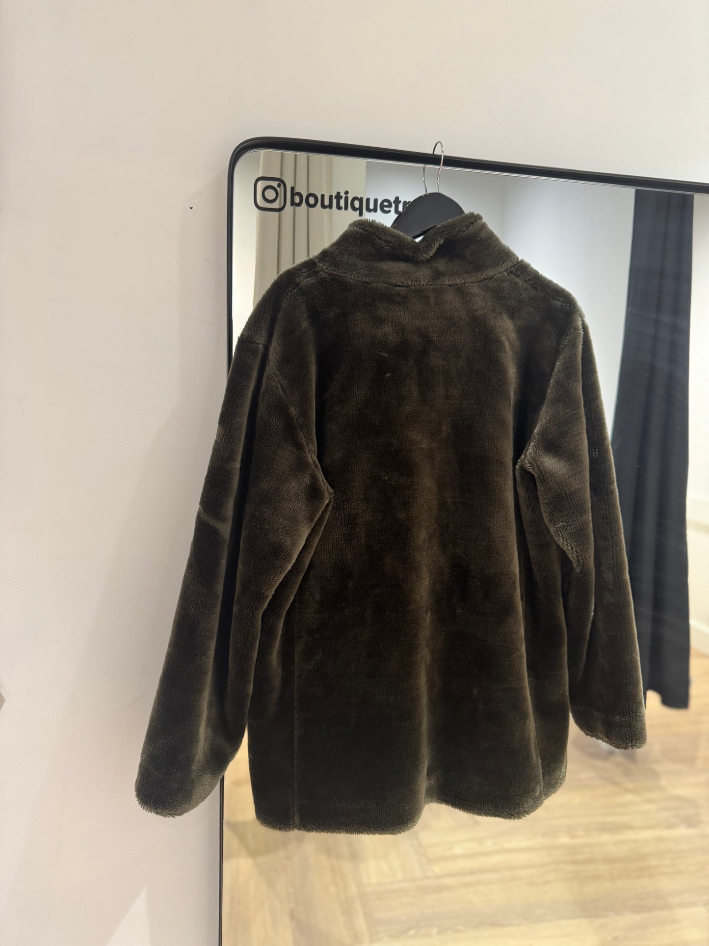 Manteau d’hiver en fausse fourrure L