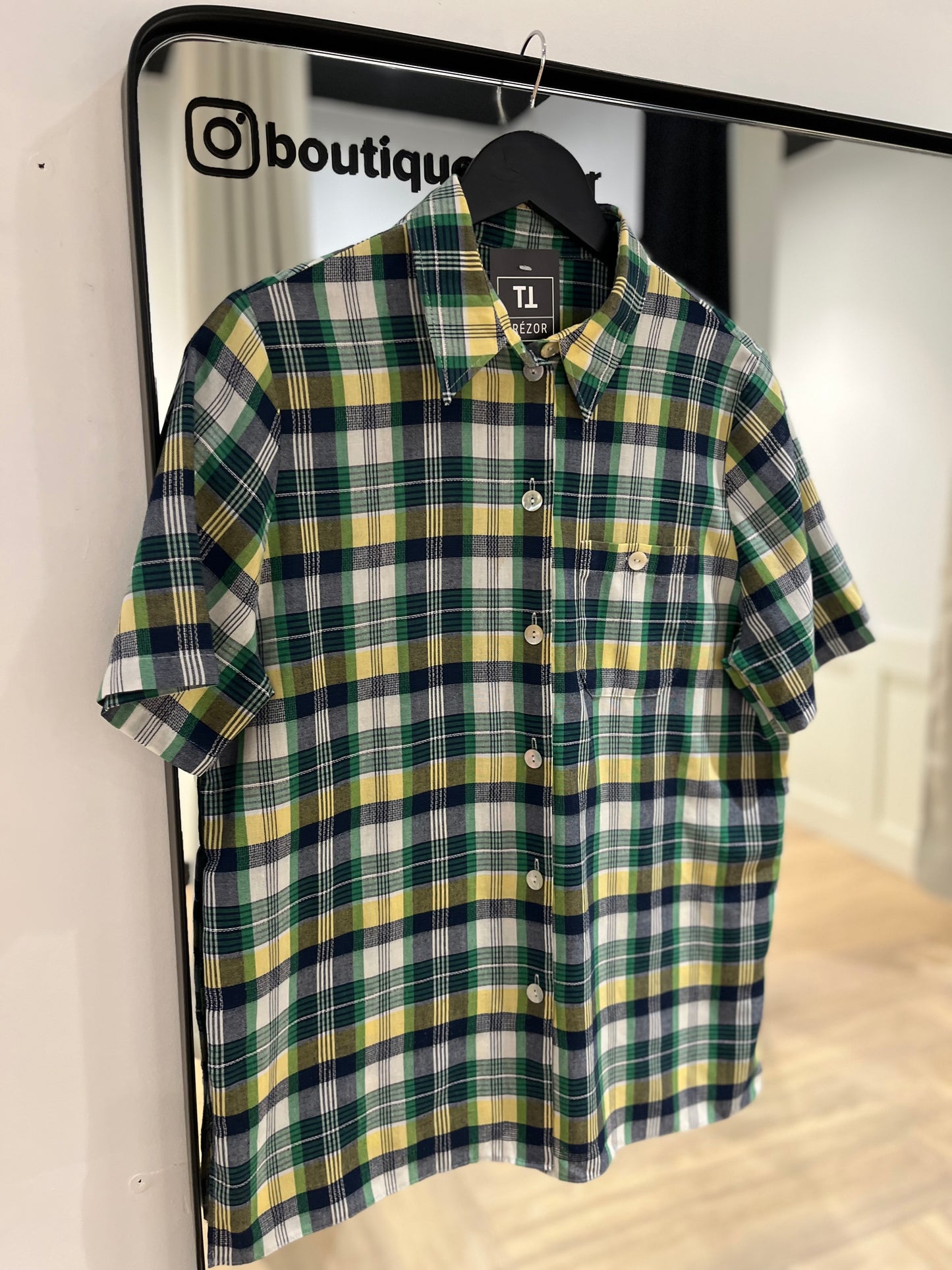 Chemise à carreaux M