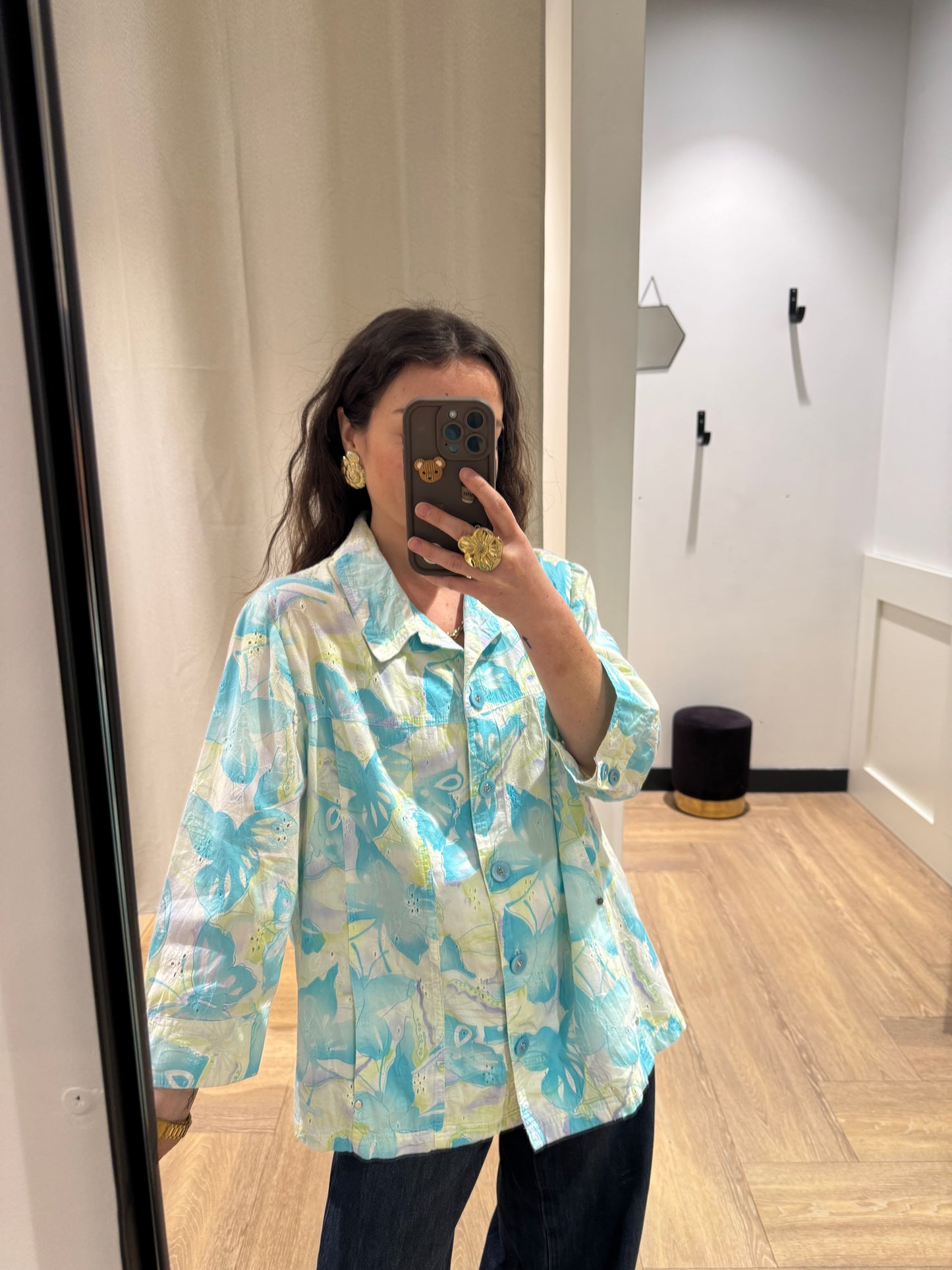 Surchemise à fleurs XXL