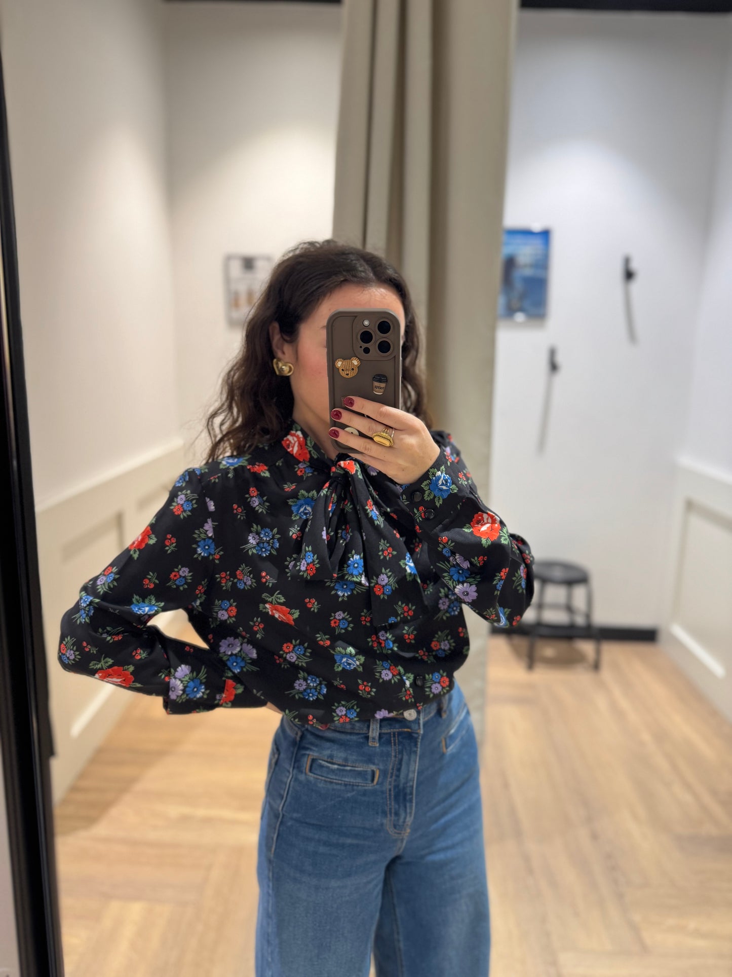 Blouse à fleurs M