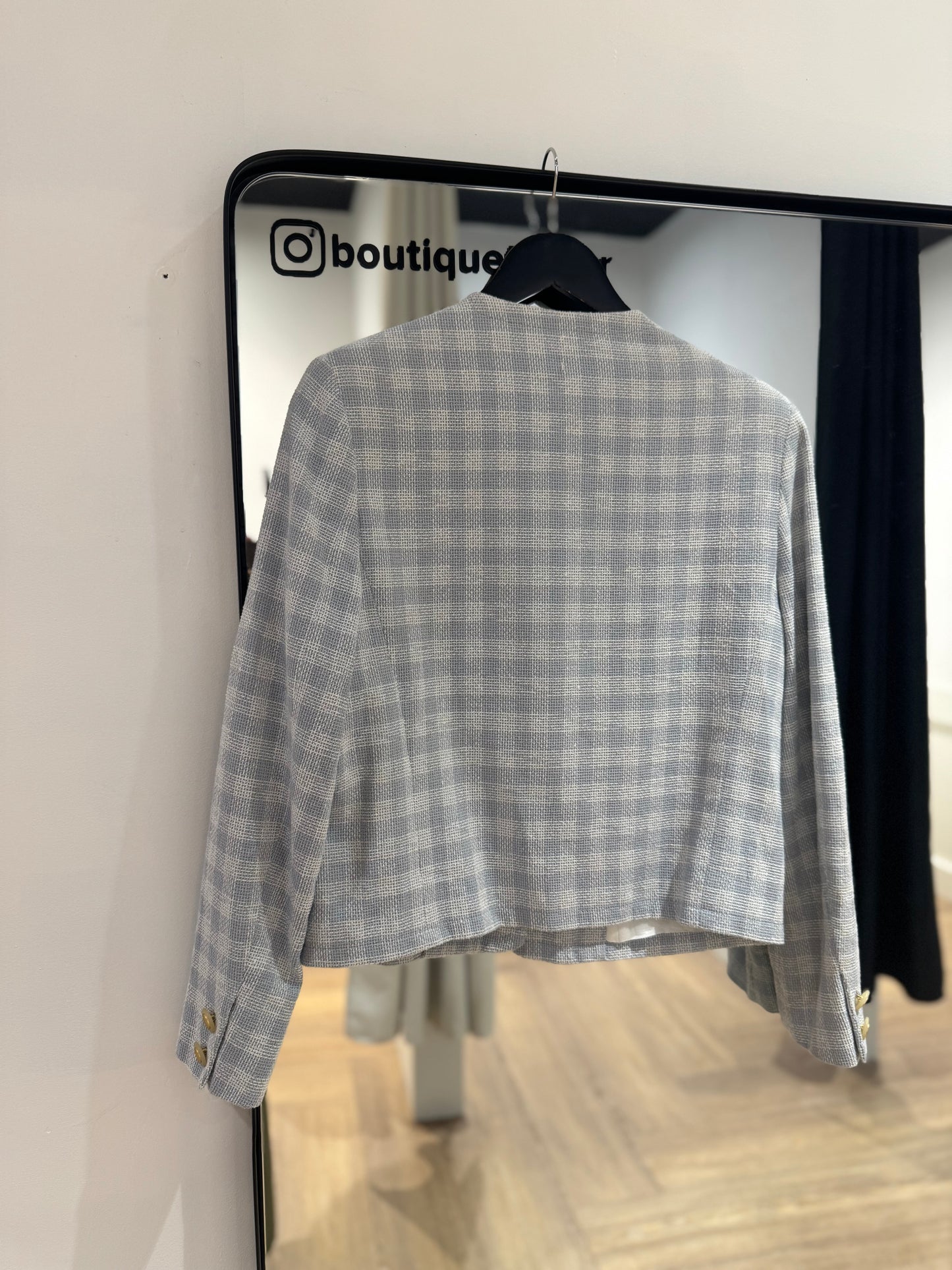 Veste vintage à carreaux M