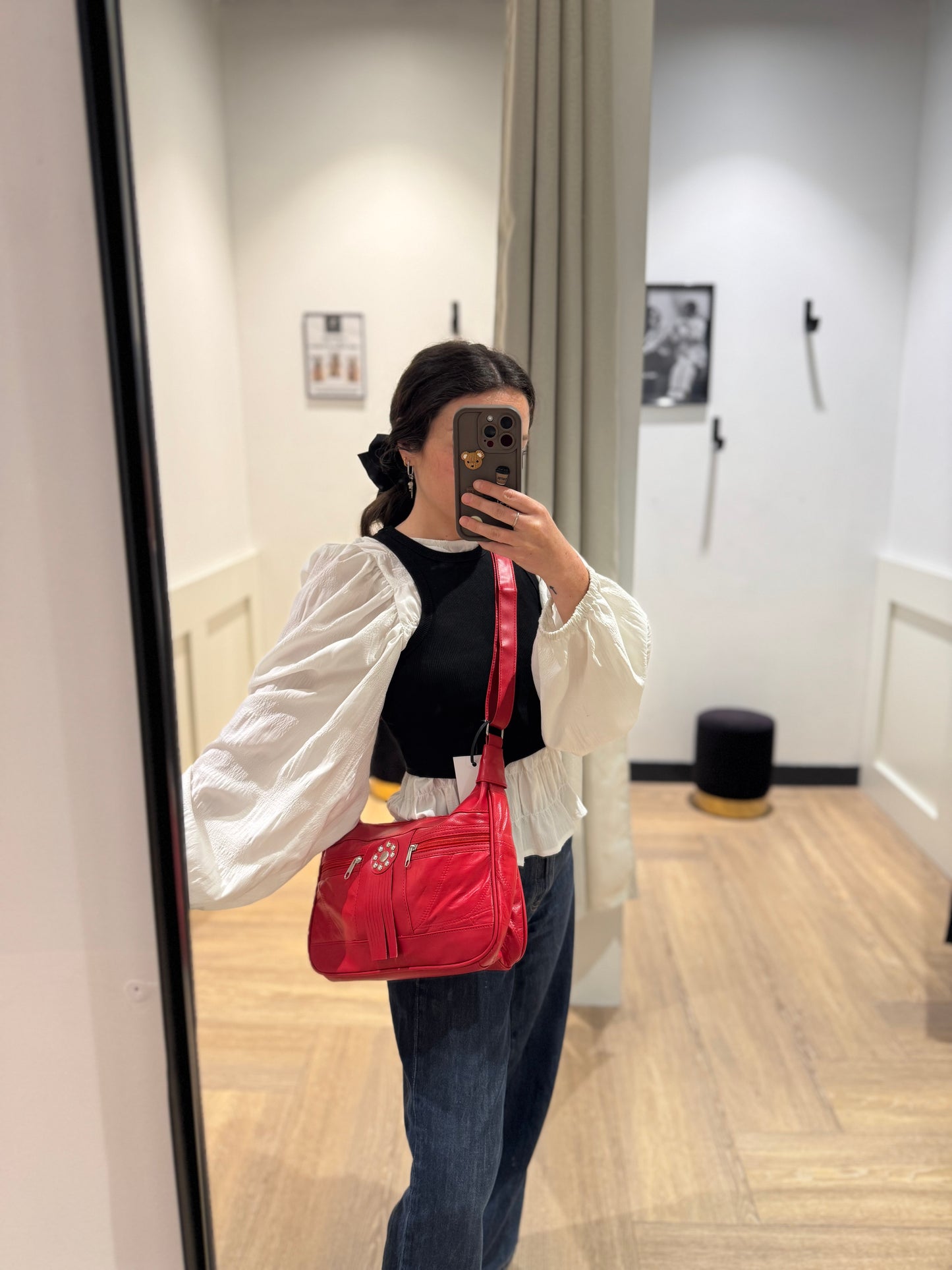 Sac vintage rouge