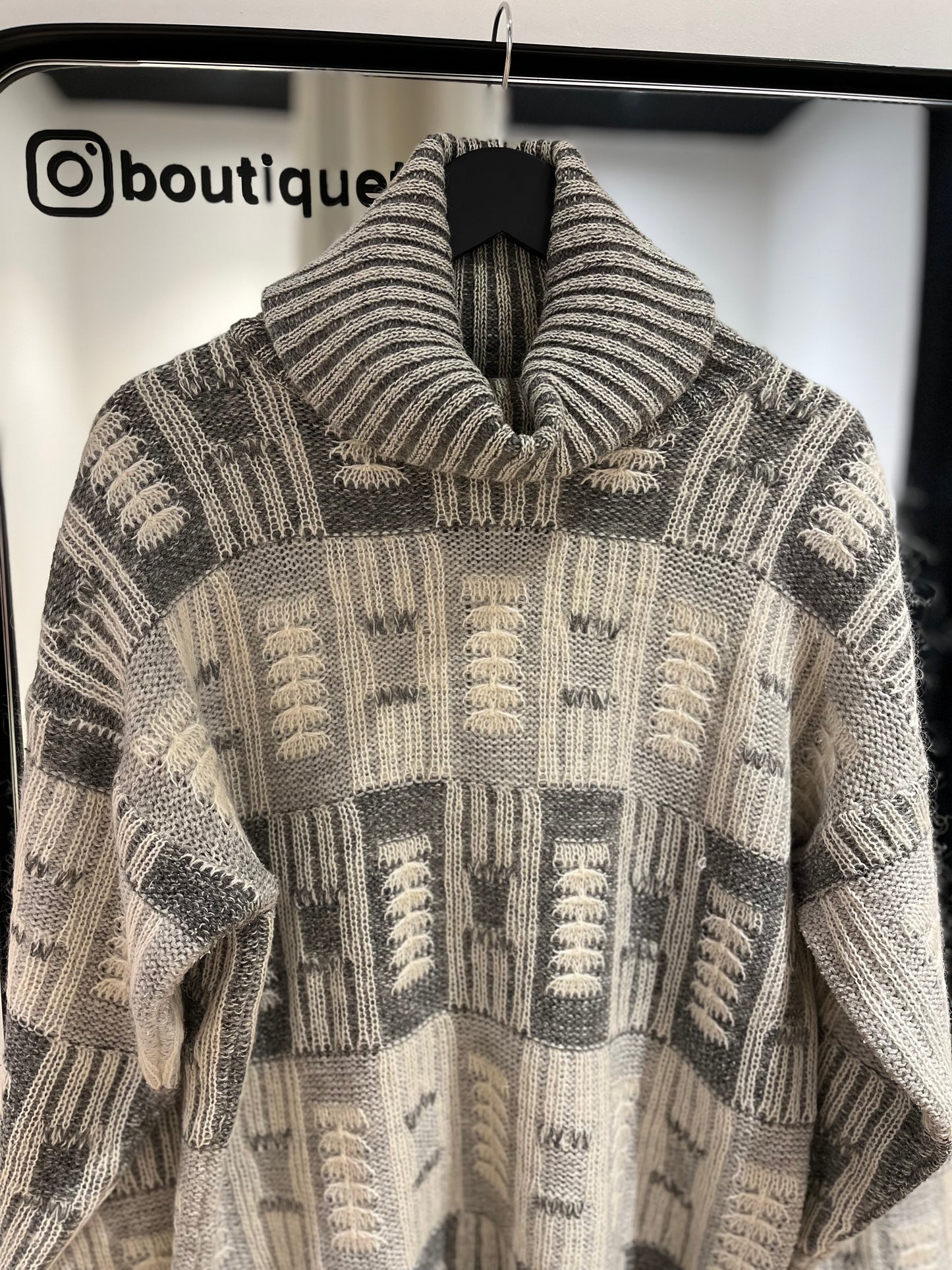 Pull à col roulé XL