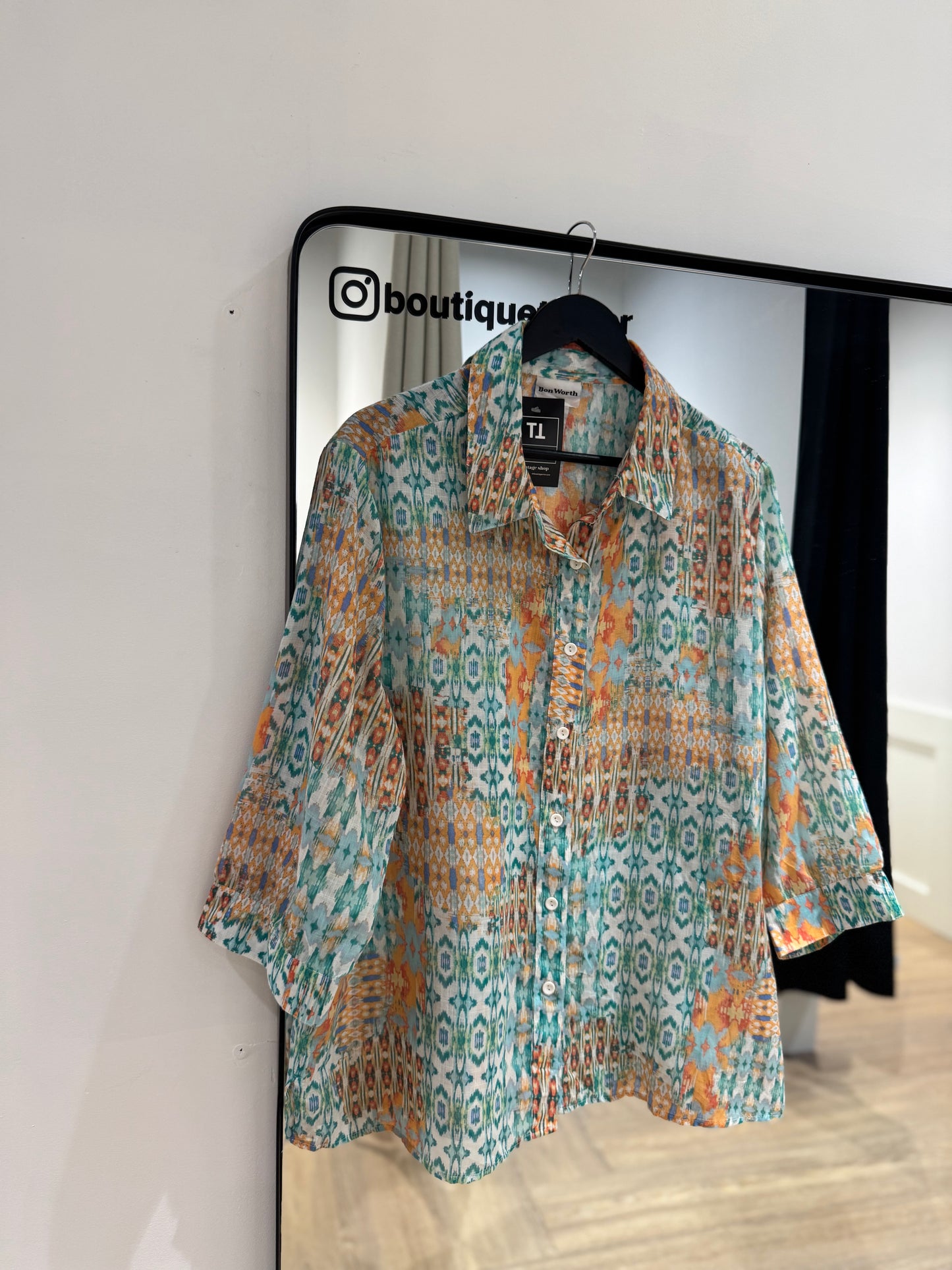 Chemise à motifs XL