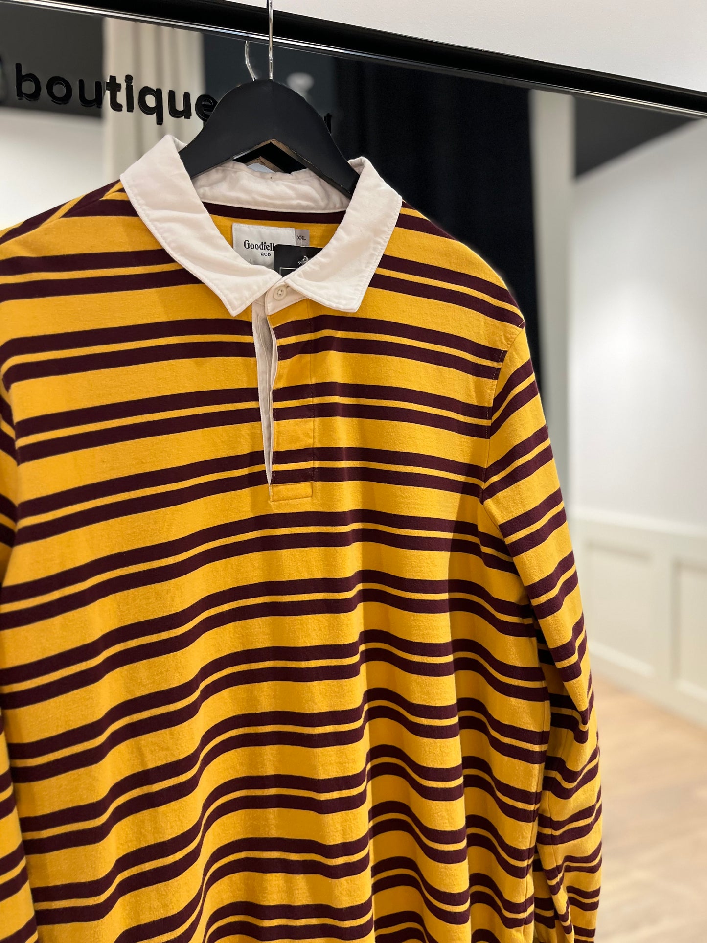 Polo à rayures XXL