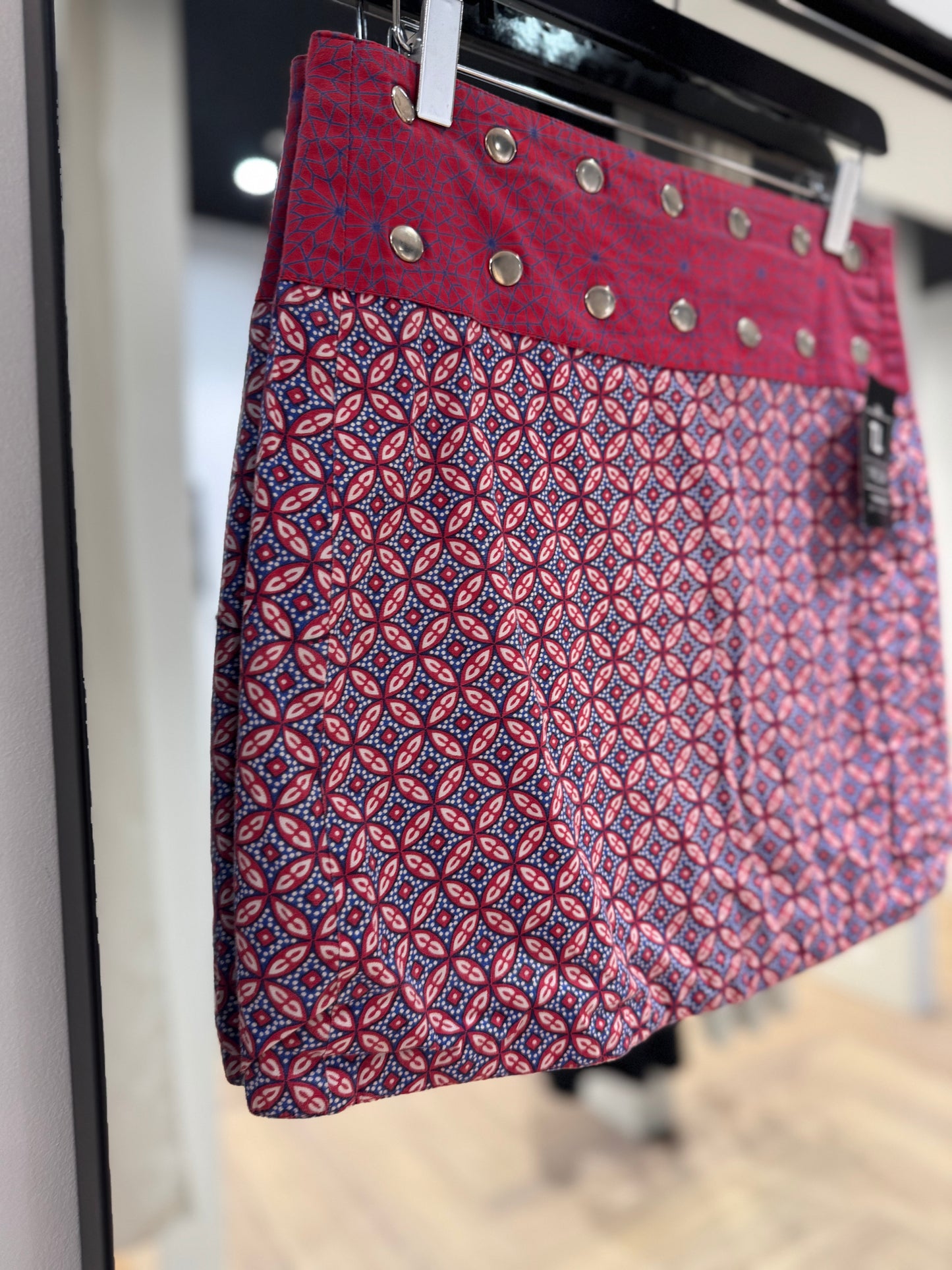 Mini jupe à motifs S