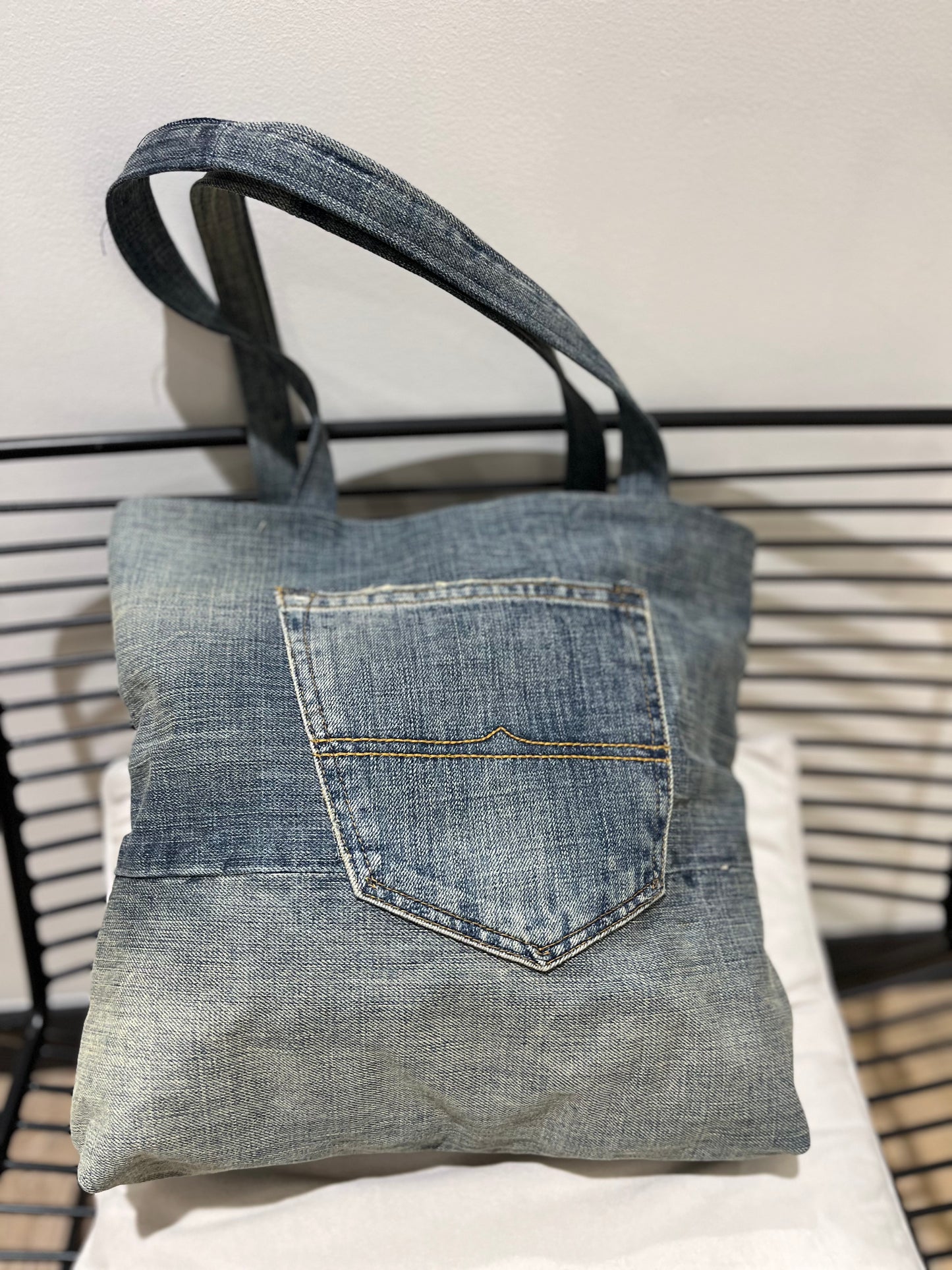 Sac en jean fait main Trézor