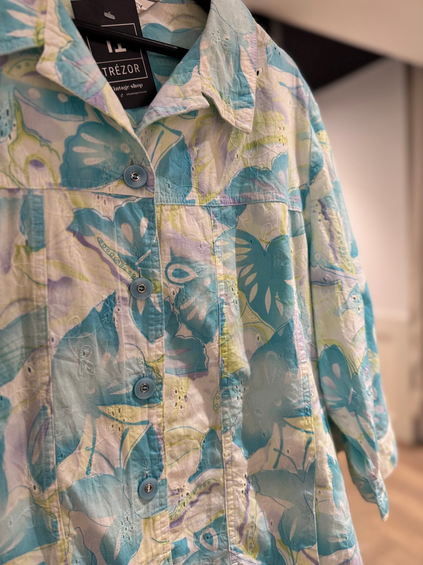 Surchemise à fleurs XXL