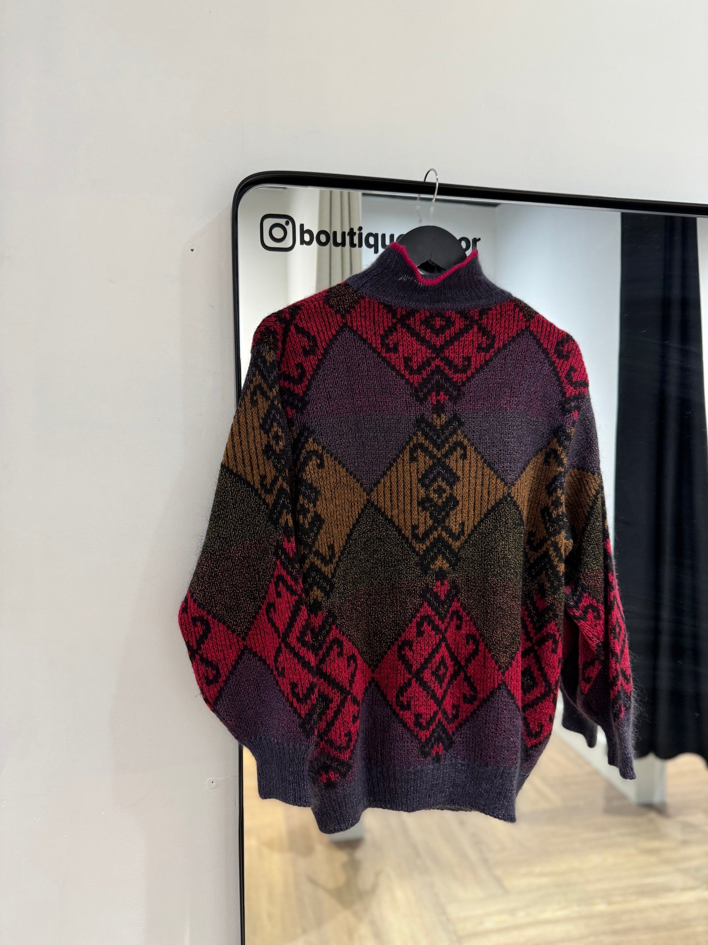 Pull d’hiver vintage L