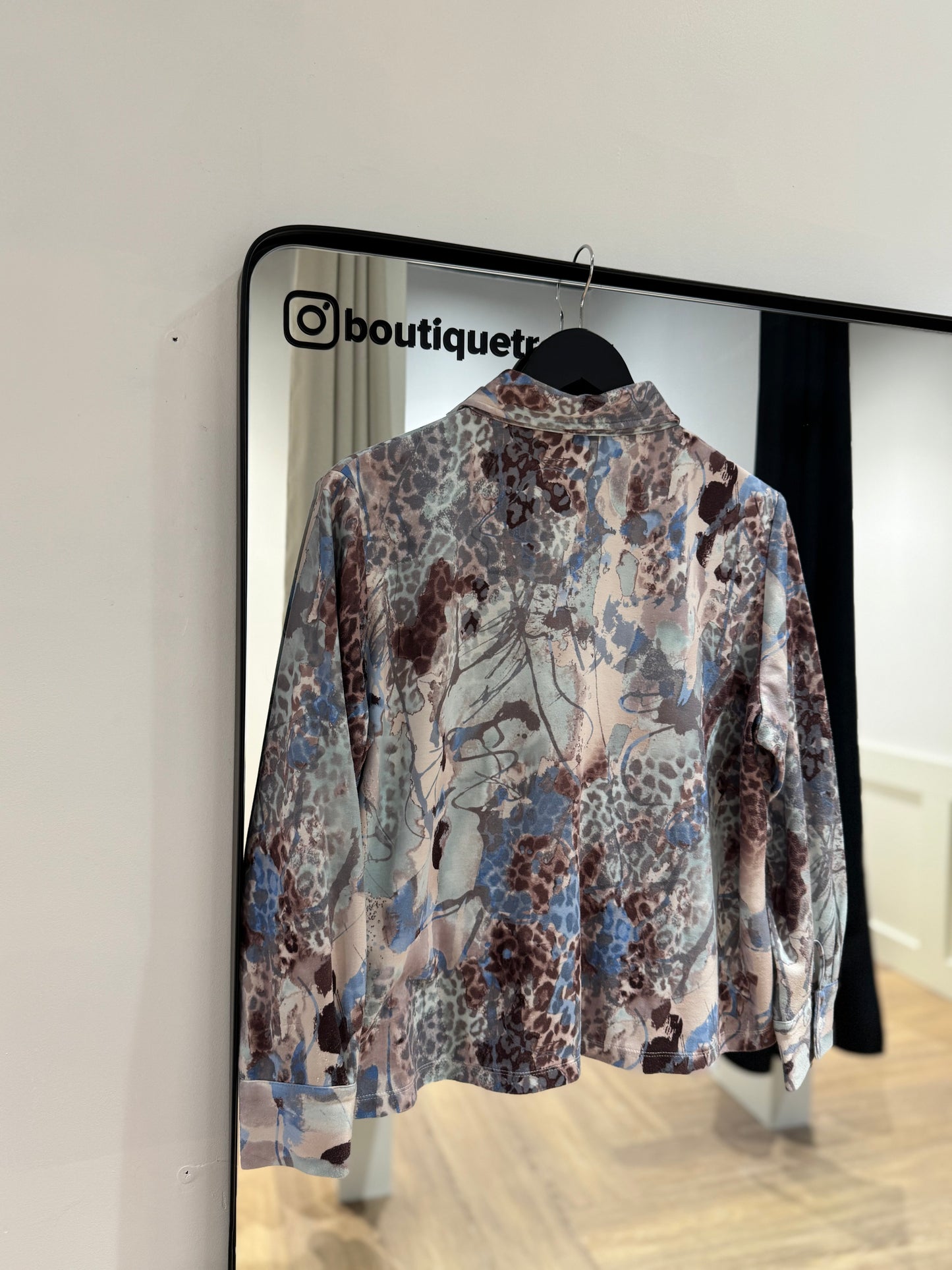 Blouse vintage à motifs XXL