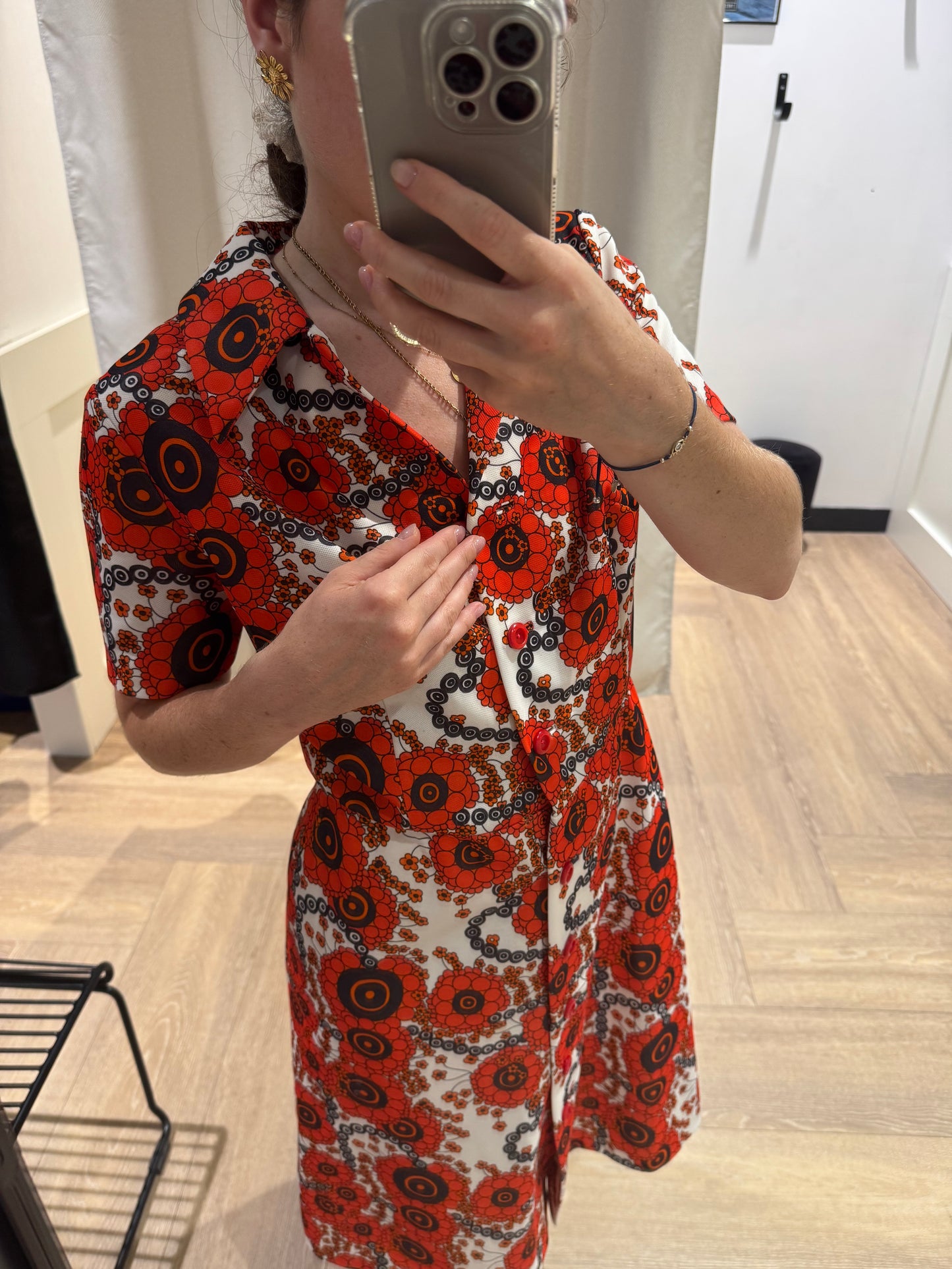 Robe d’été vintage à fleurs S