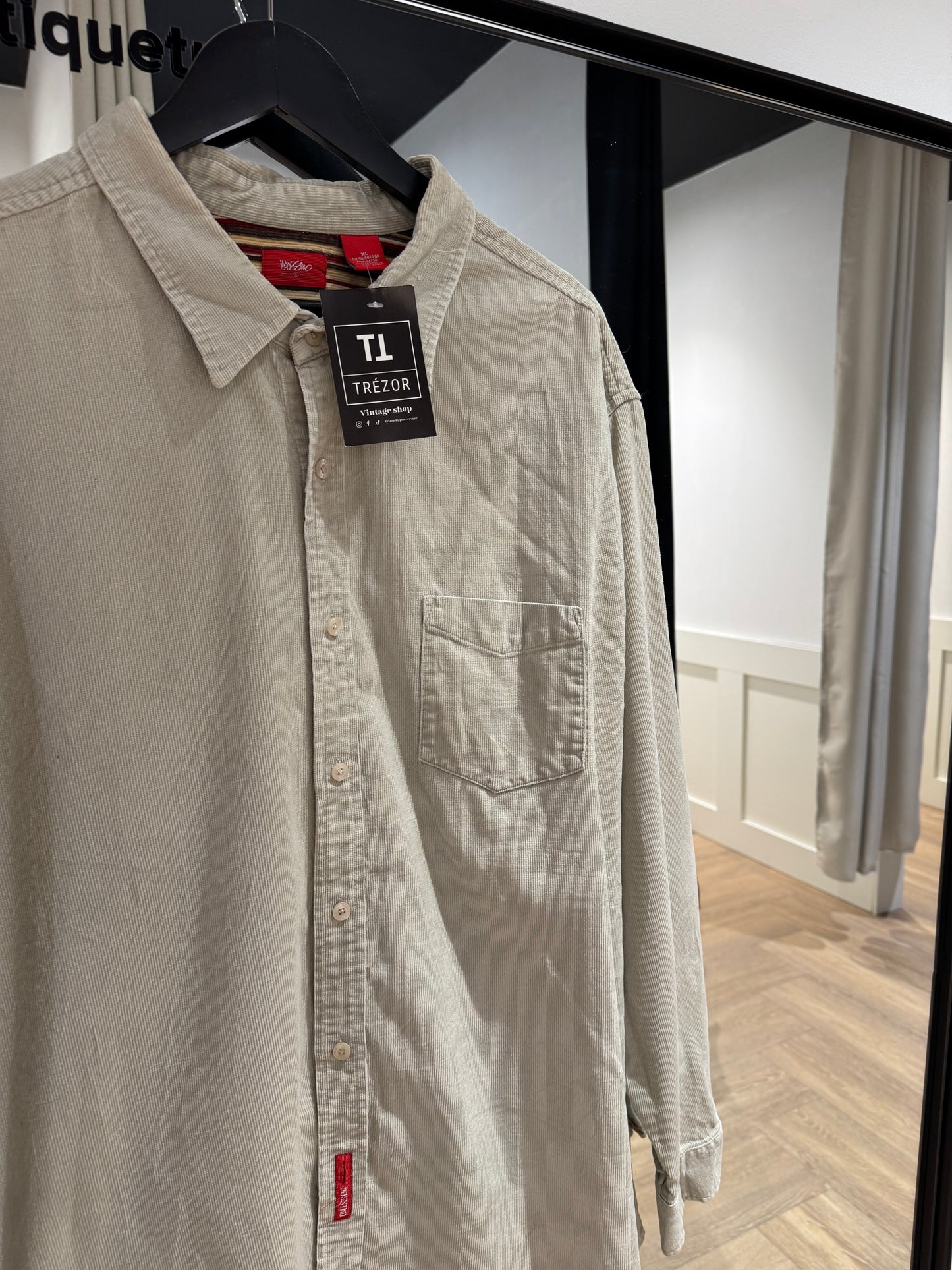 Chemise en velours XL
