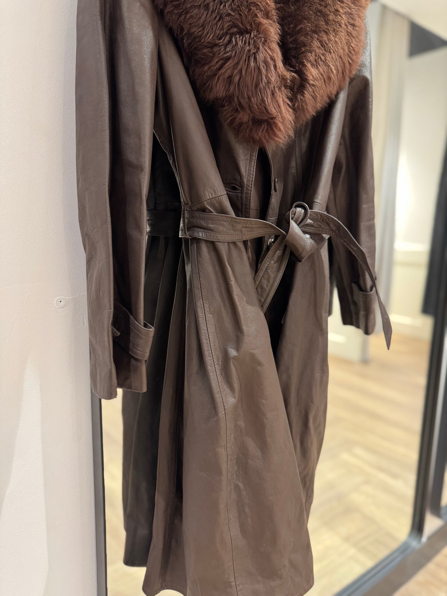 Manteau d’hiver en cuir M