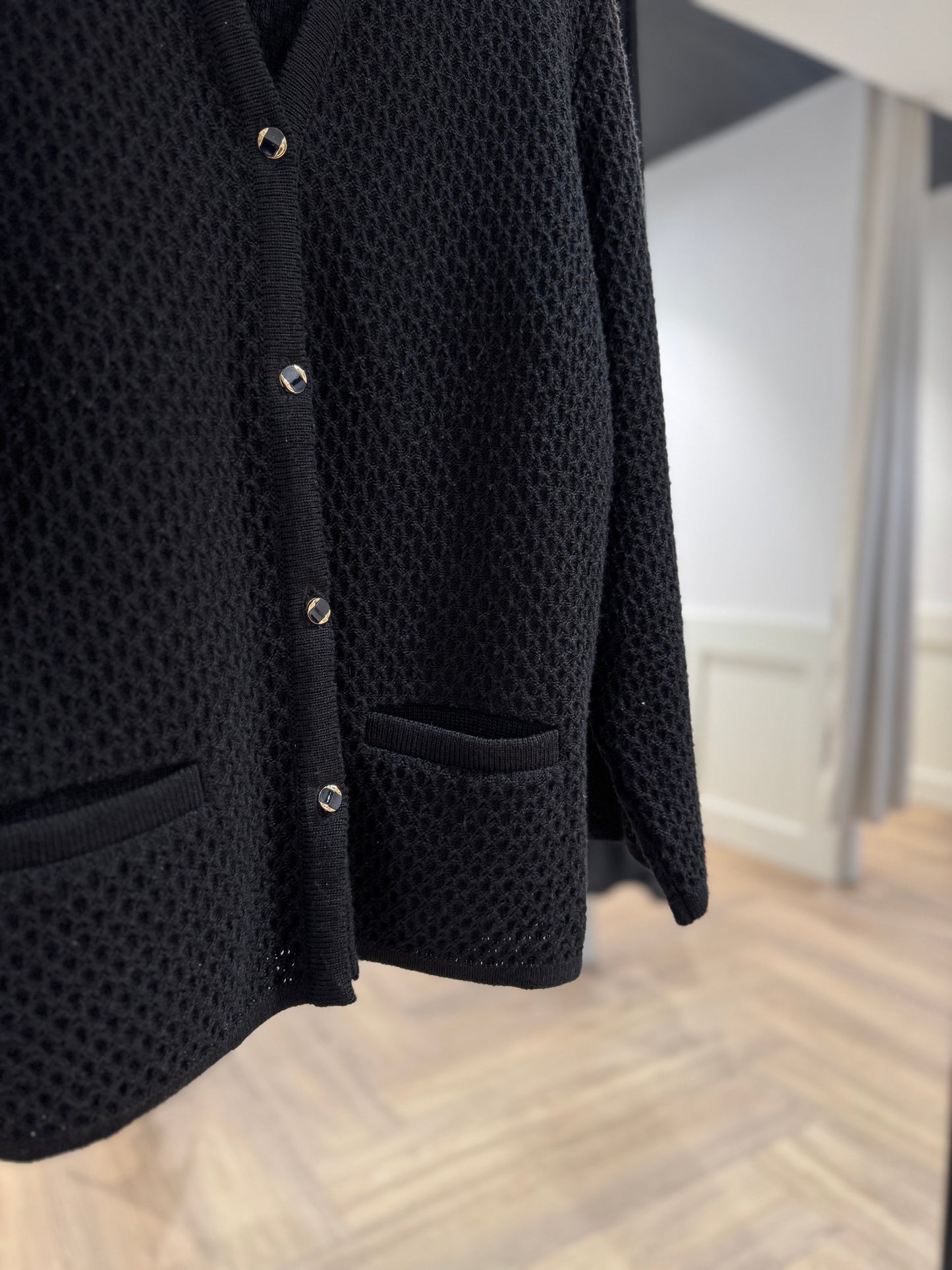 Cardigan noir XXL
