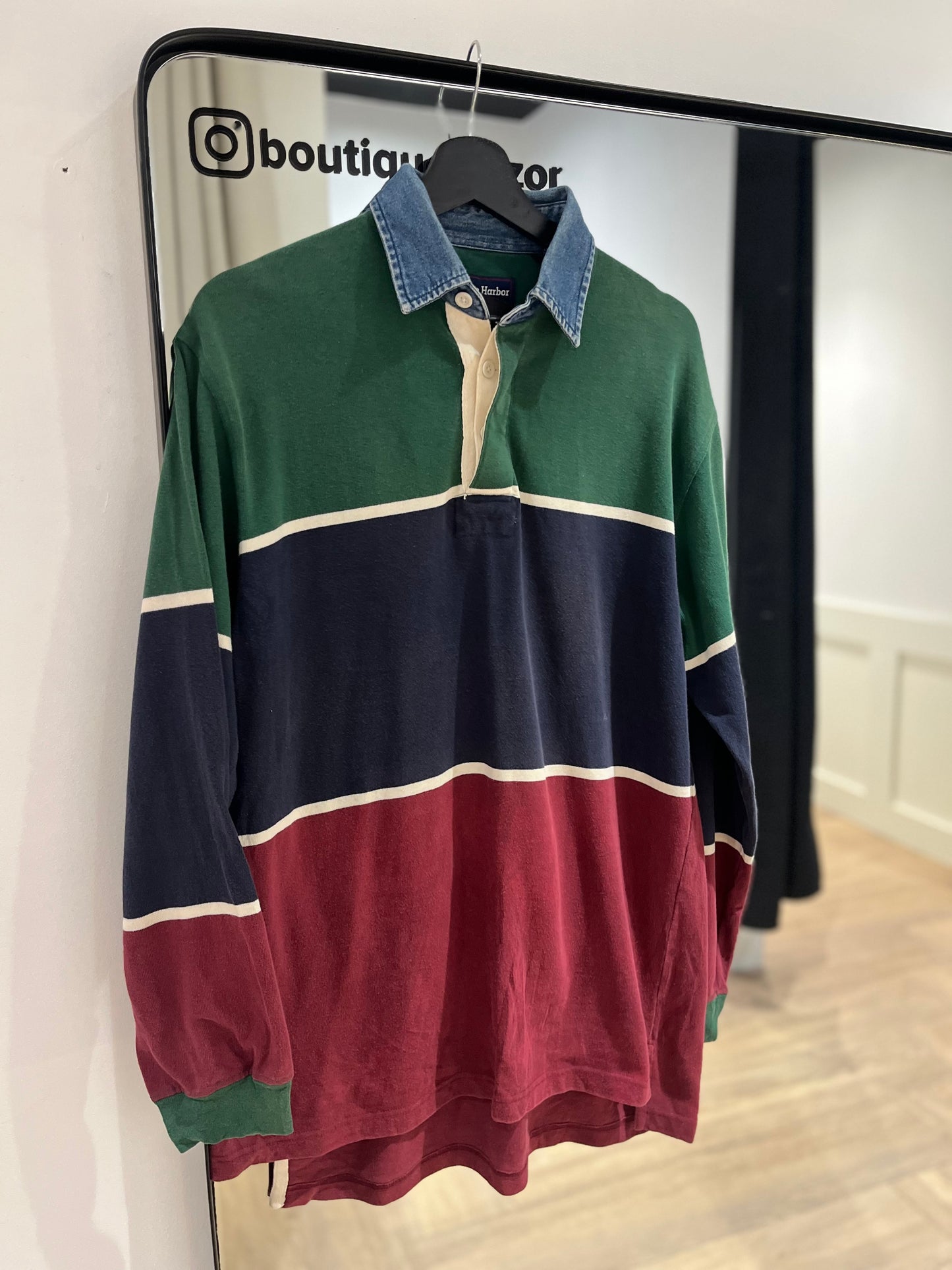 Polo de rugby vintage M