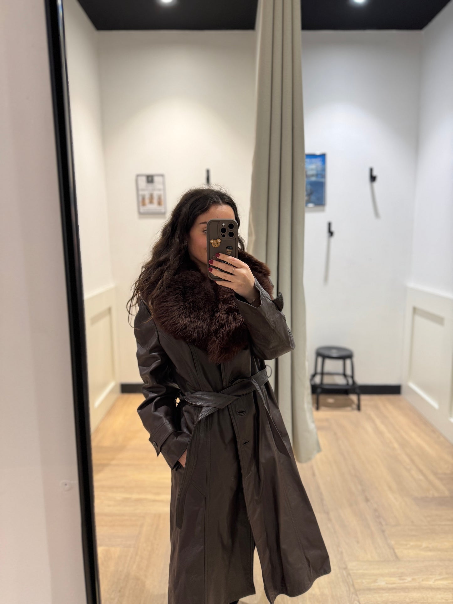 Manteau d’hiver en cuir M