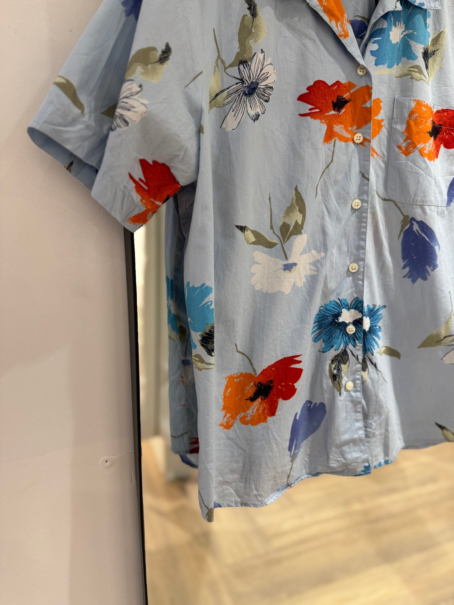 Chemise à fleurs XL