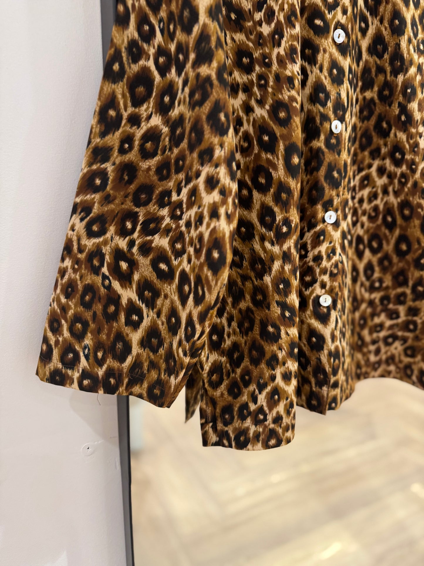 Blouse vintage léopard L
