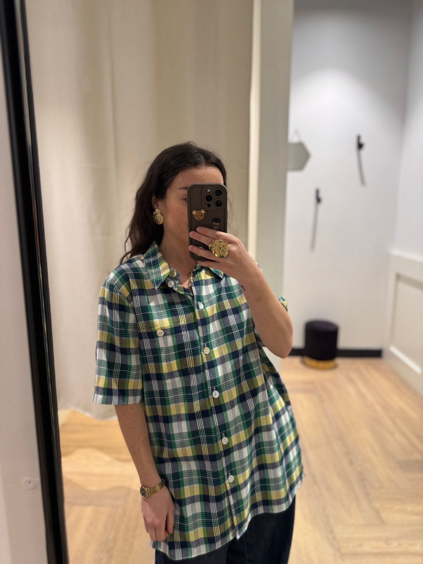 Chemise à carreaux M