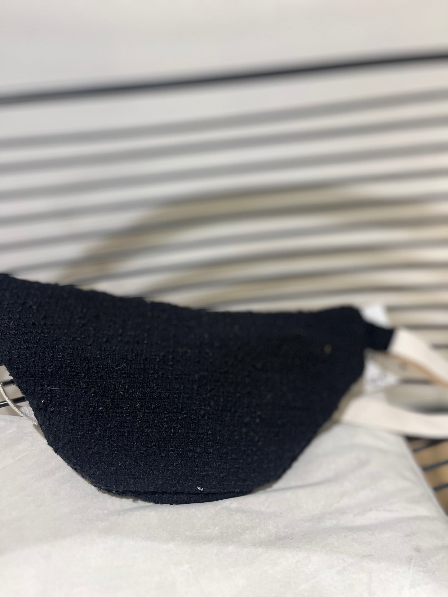 Sac banane noir fait main