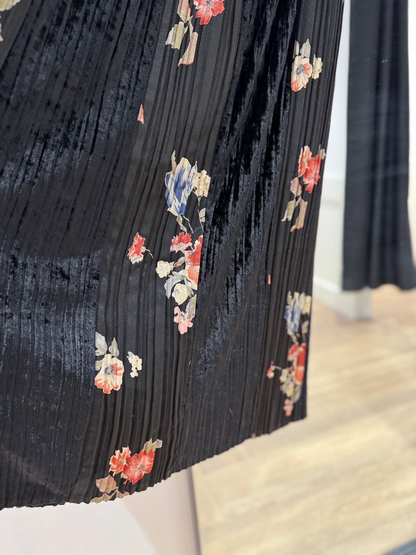 Jupe longue à fleurs S/M